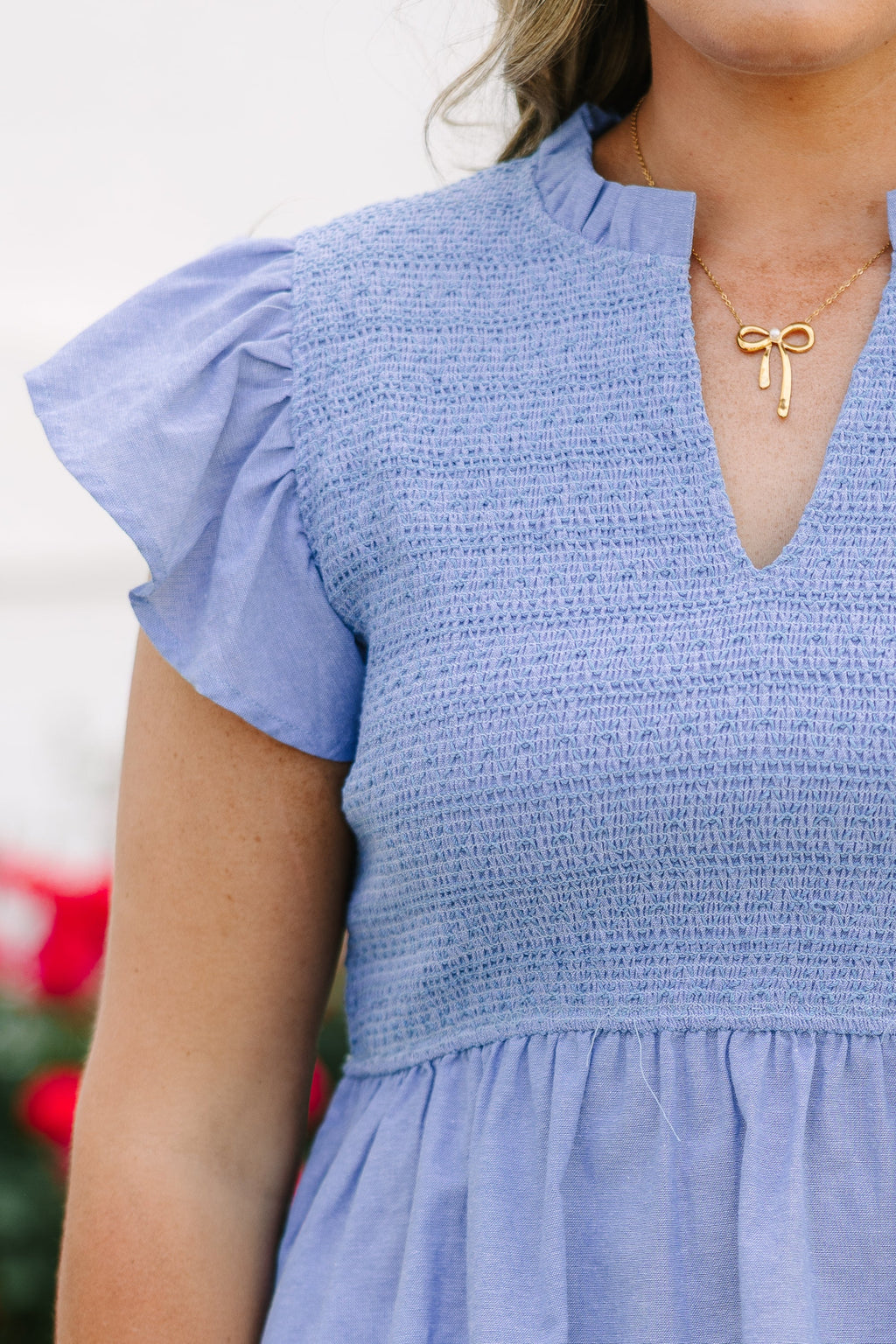 Making Moves Top, Chambray