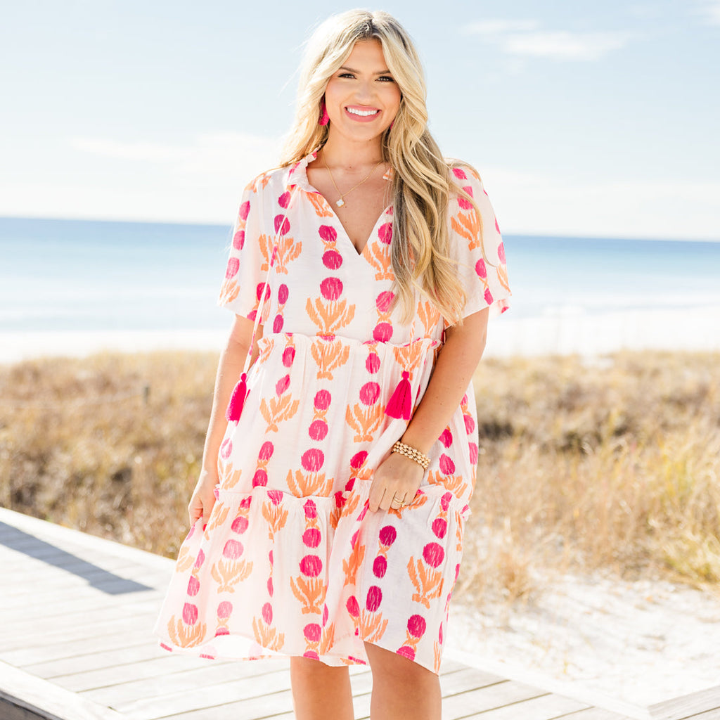 Making My Move Dress, Pink