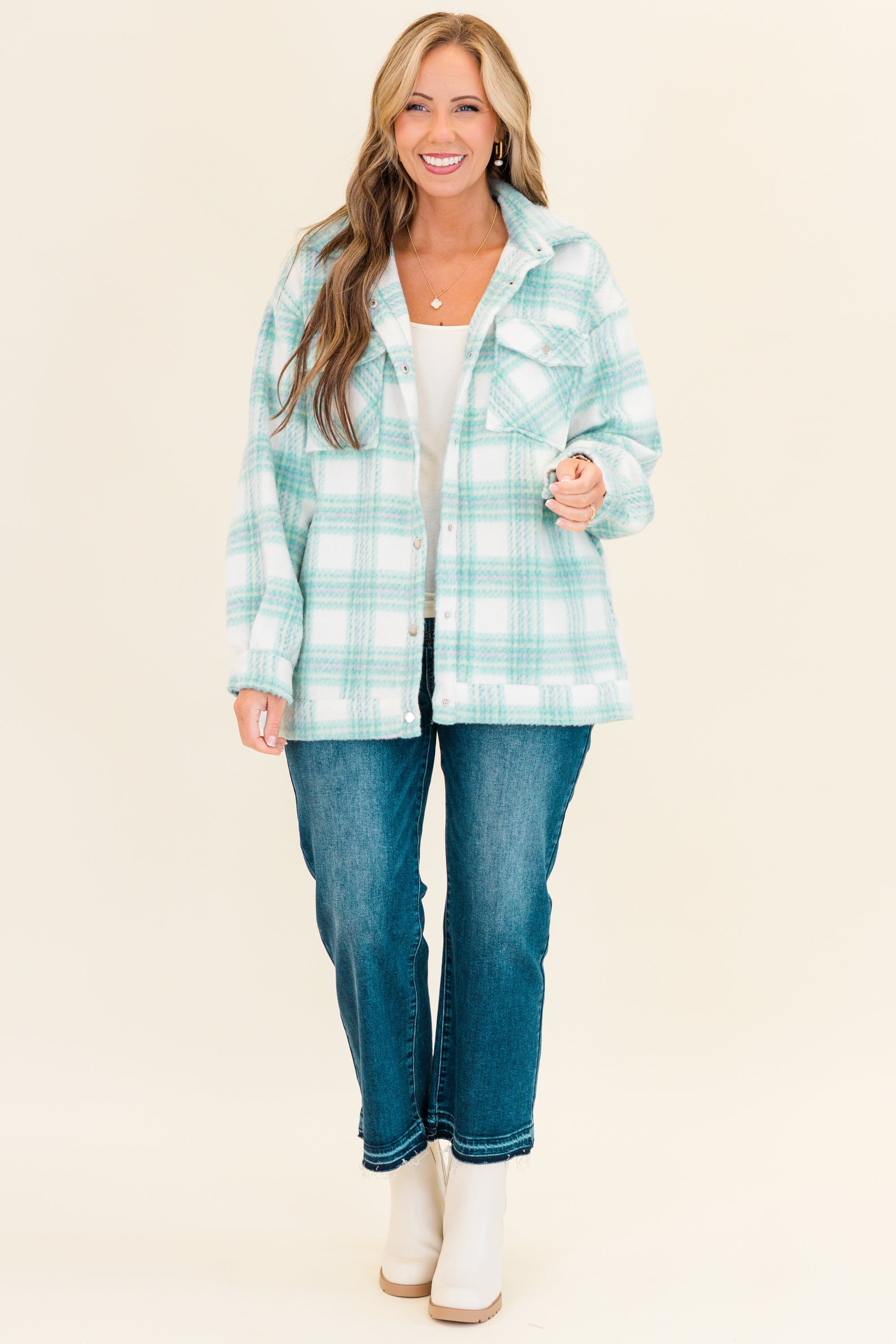 Many Directions Jacket, Teal