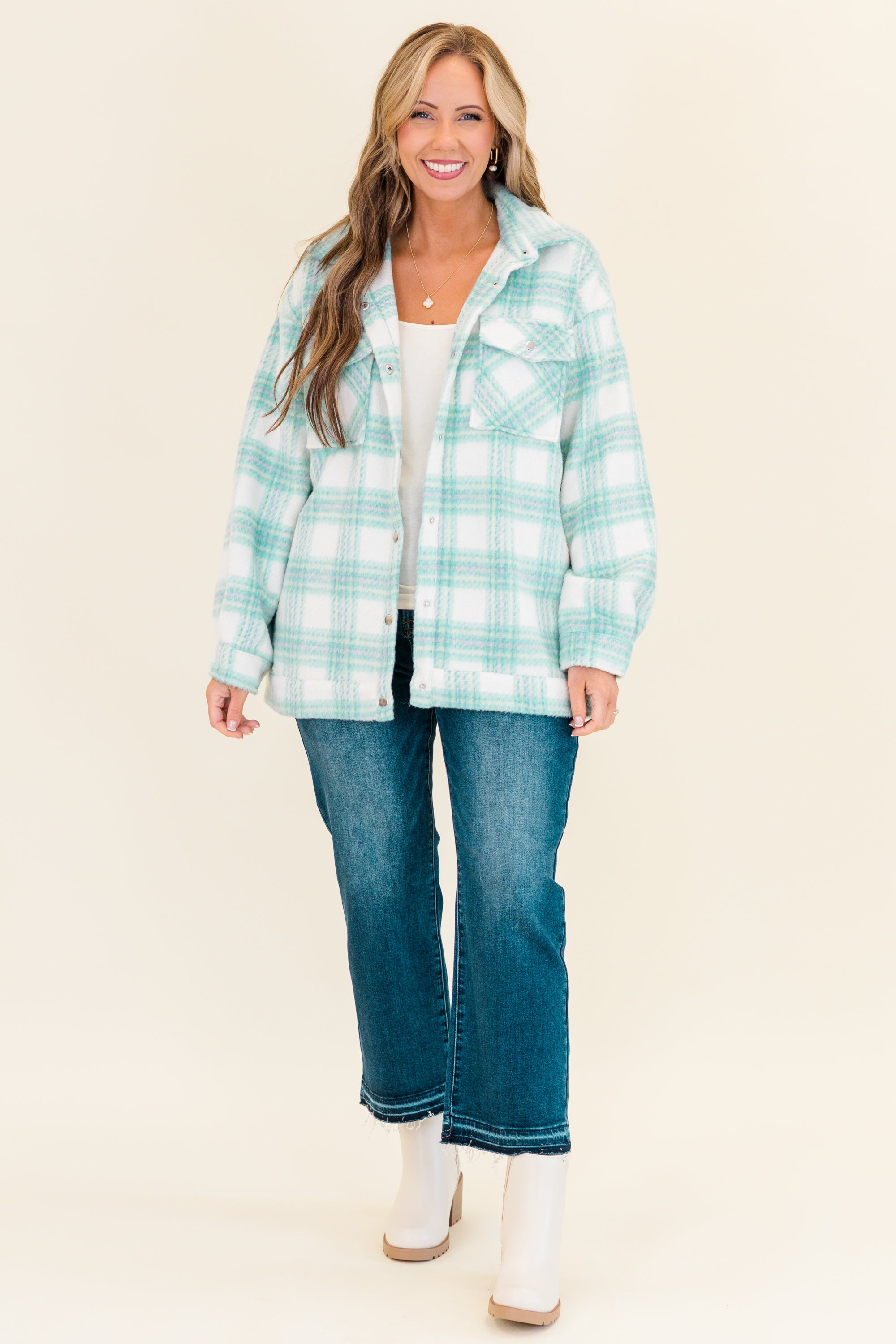 Many Directions Jacket, Teal