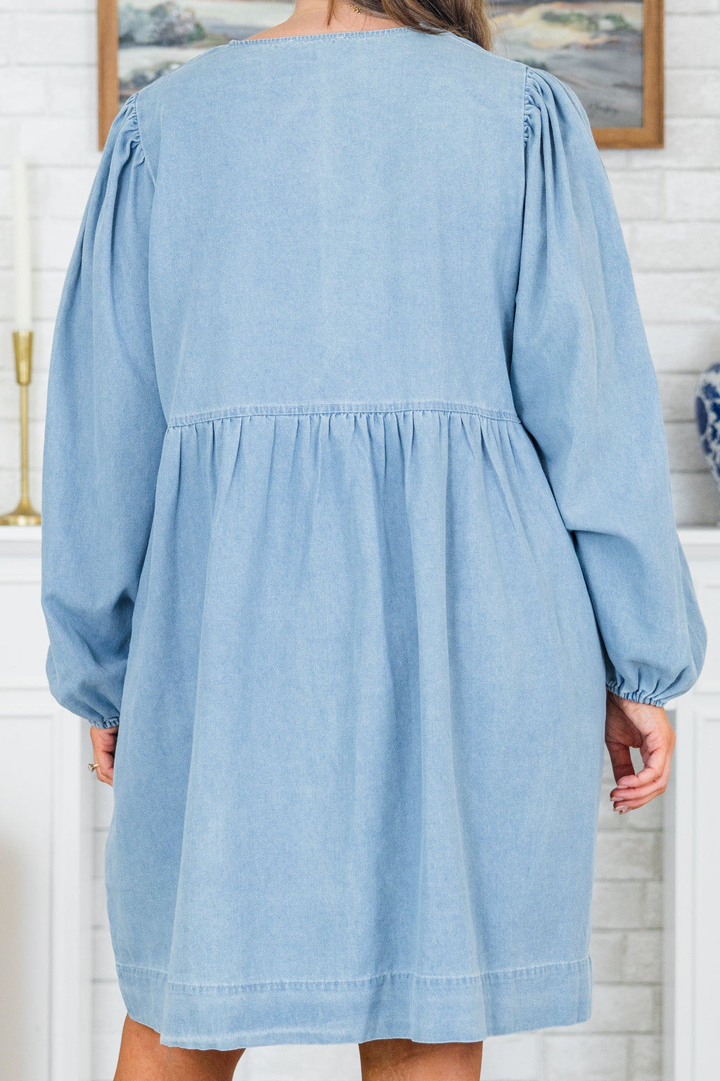 Matching Moments Dress, Light Denim
