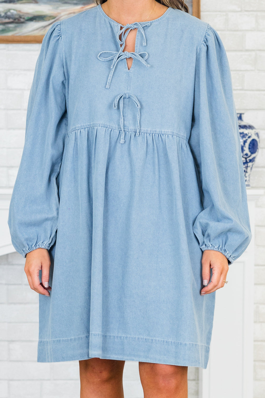 Matching Moments Dress, Light Denim