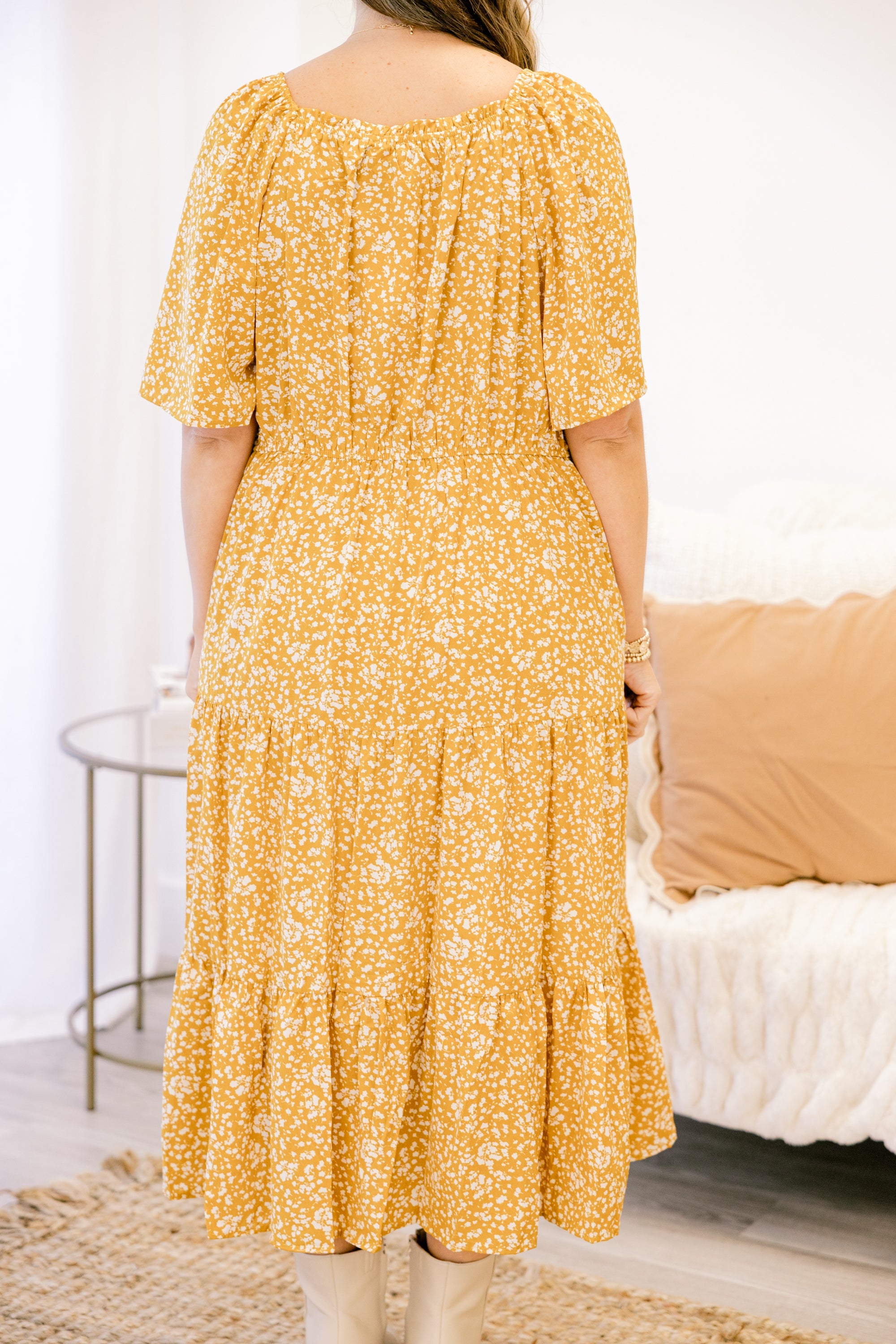 Meant Everyword Dress, Yellow
