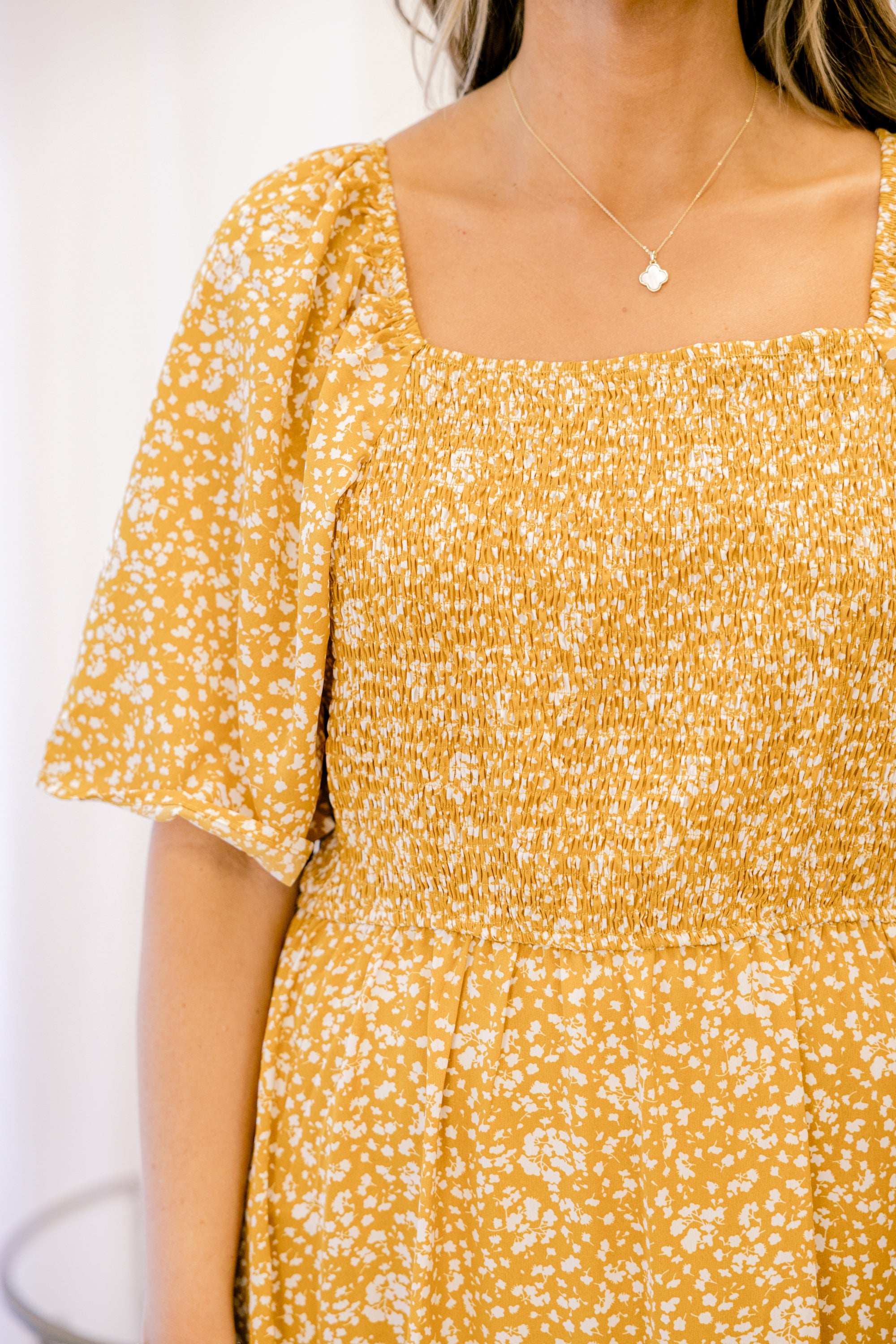 Meant Everyword Dress, Yellow