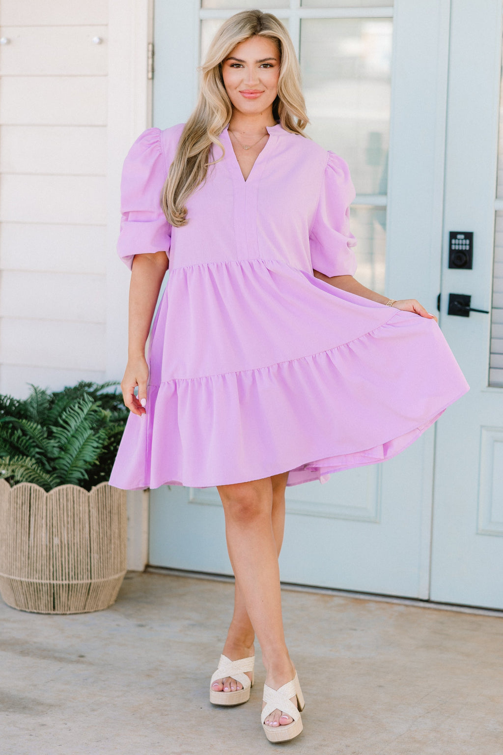 Meet Me In The Middle Dress, Lavender