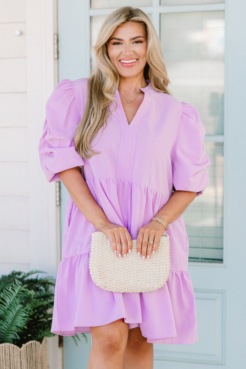 Meet Me In The Middle Dress, Lavender