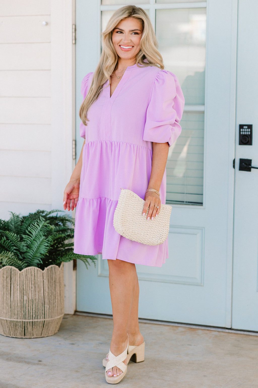 Meet Me In The Middle Dress, Lavender
