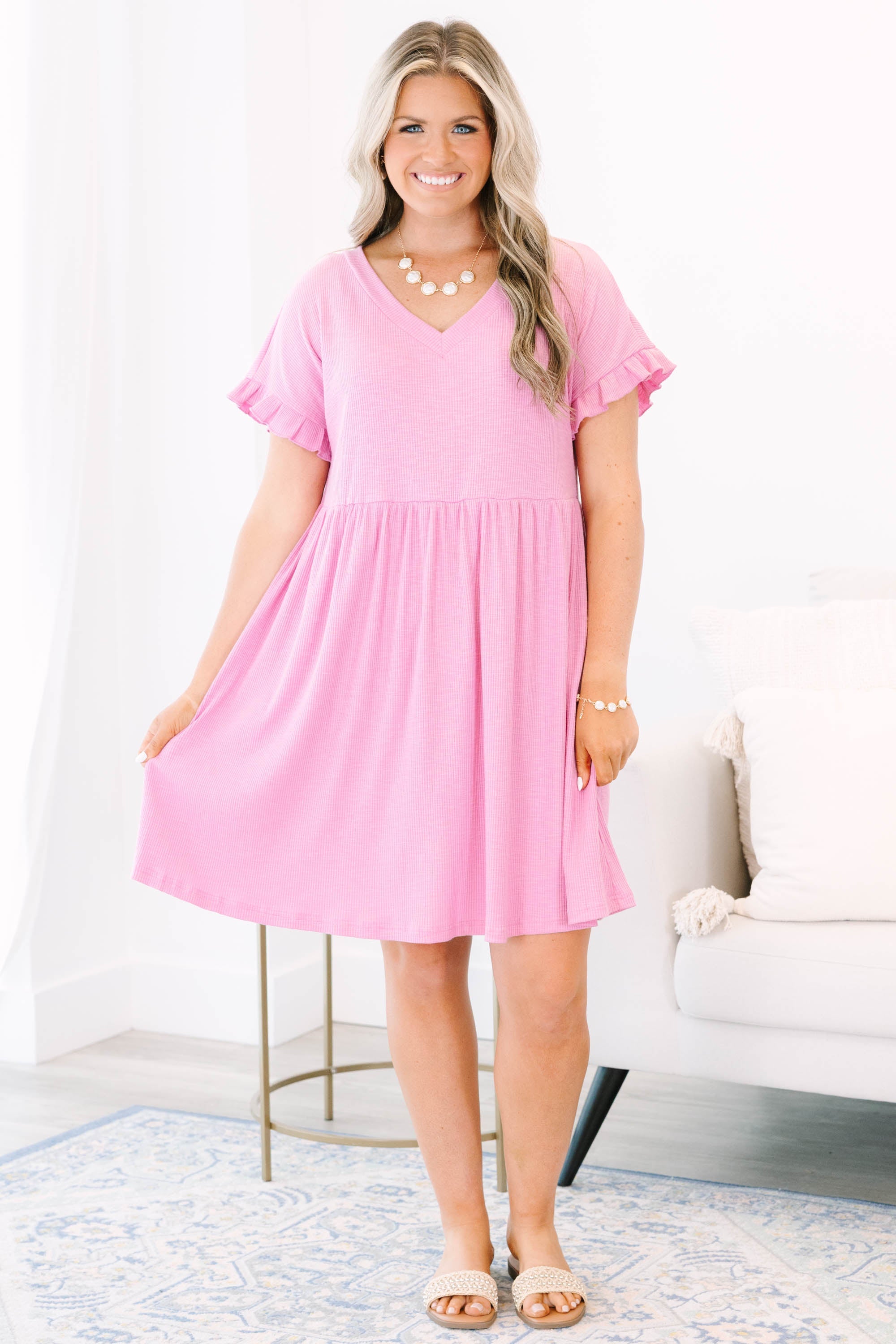 Mend Your Heart Dress, Pink