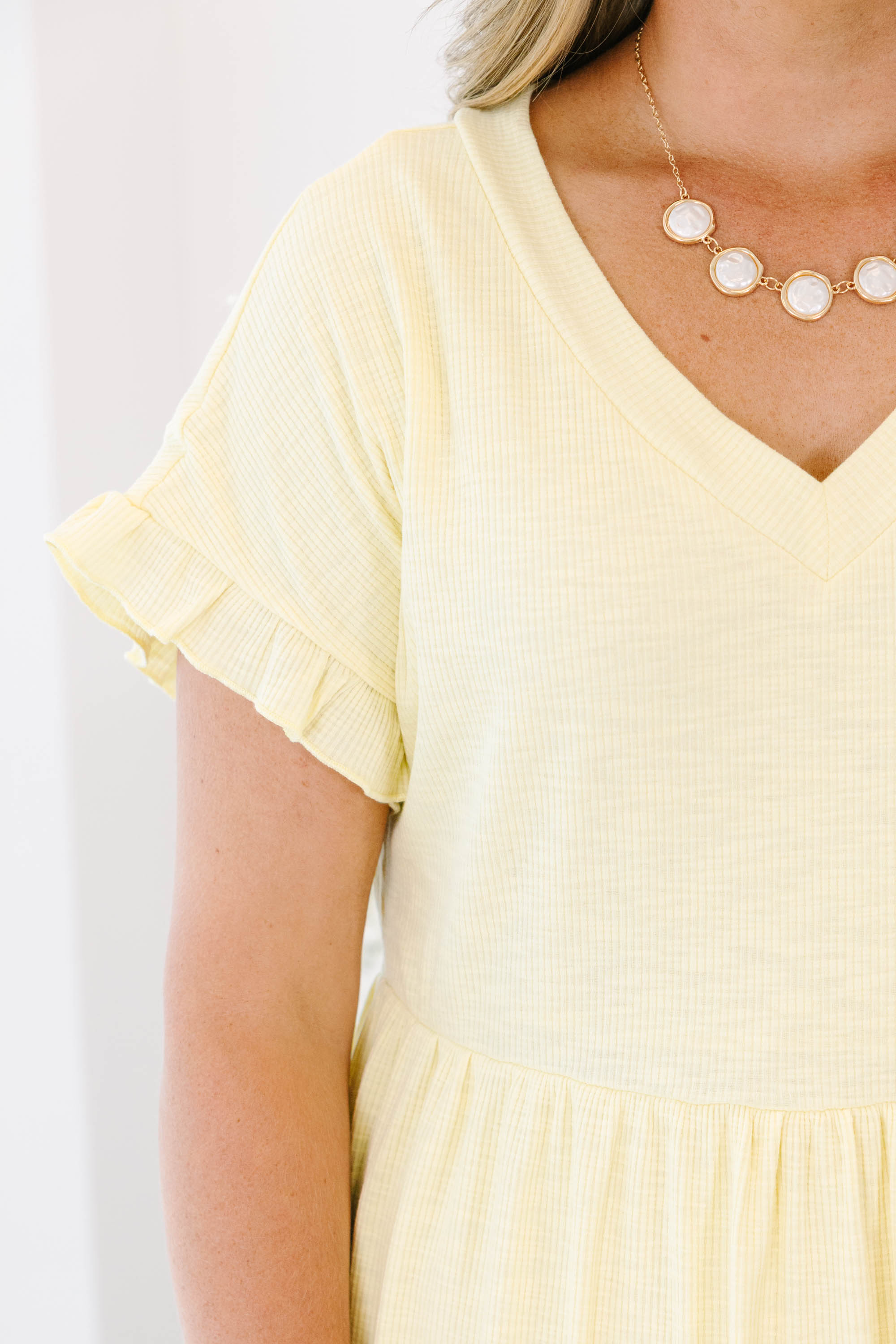 Mend Your Heart Dress, Yellow