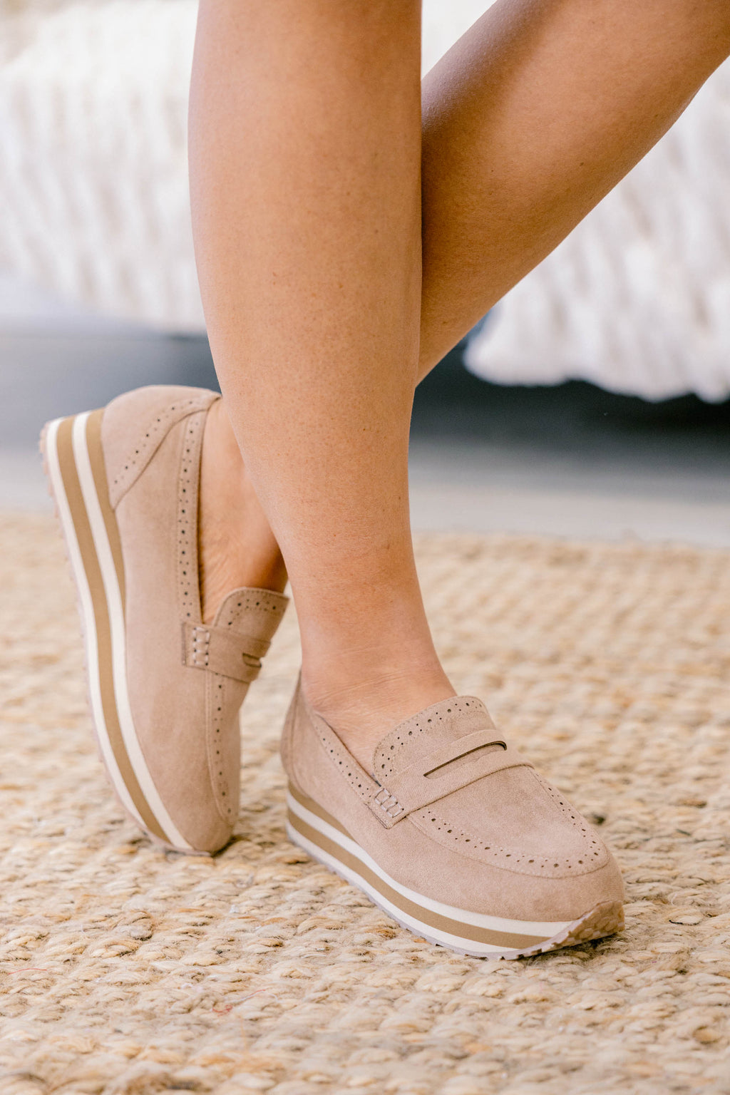 Met In The Fall Sneakers, Taupe