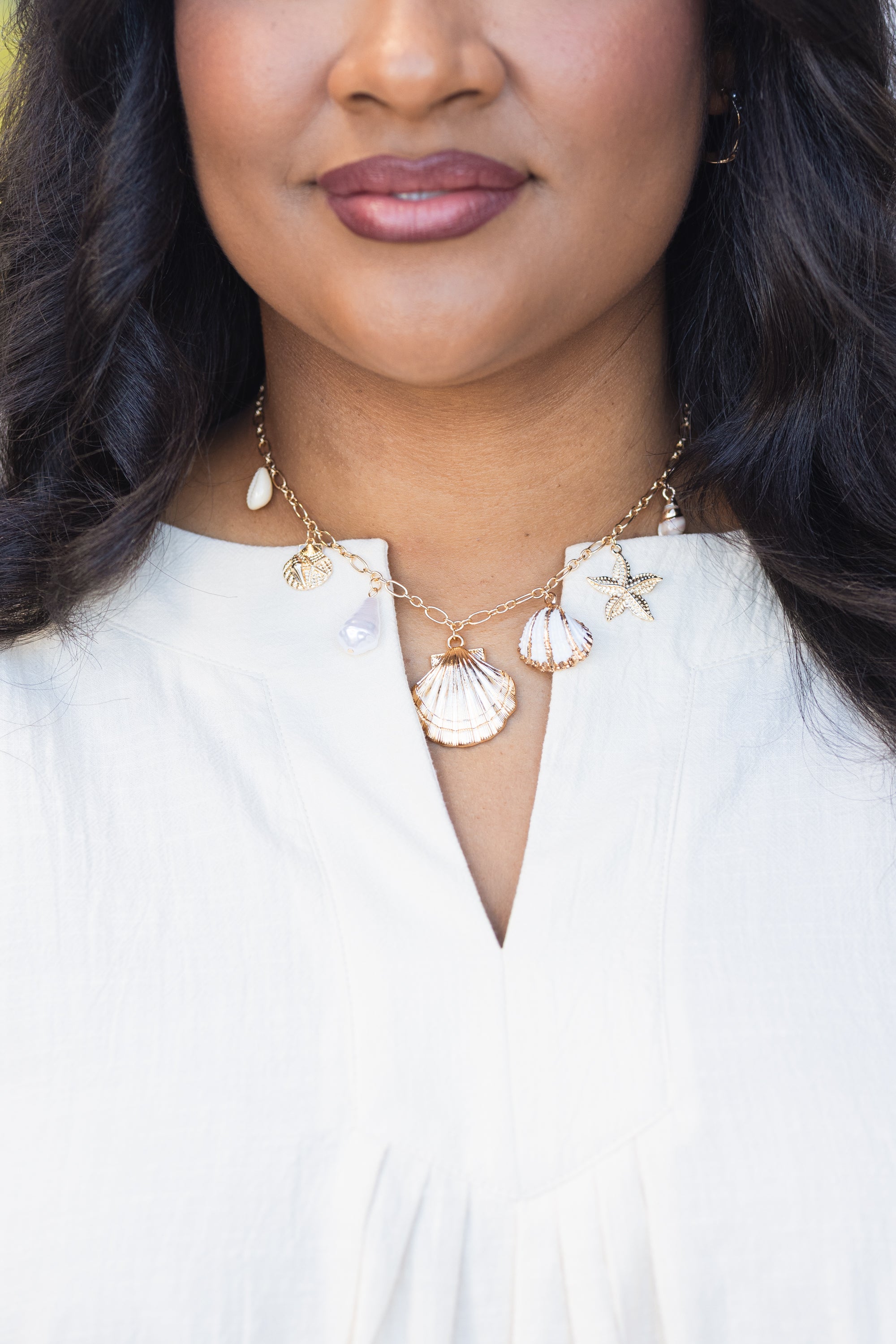 Midday Glow Necklace, Gold