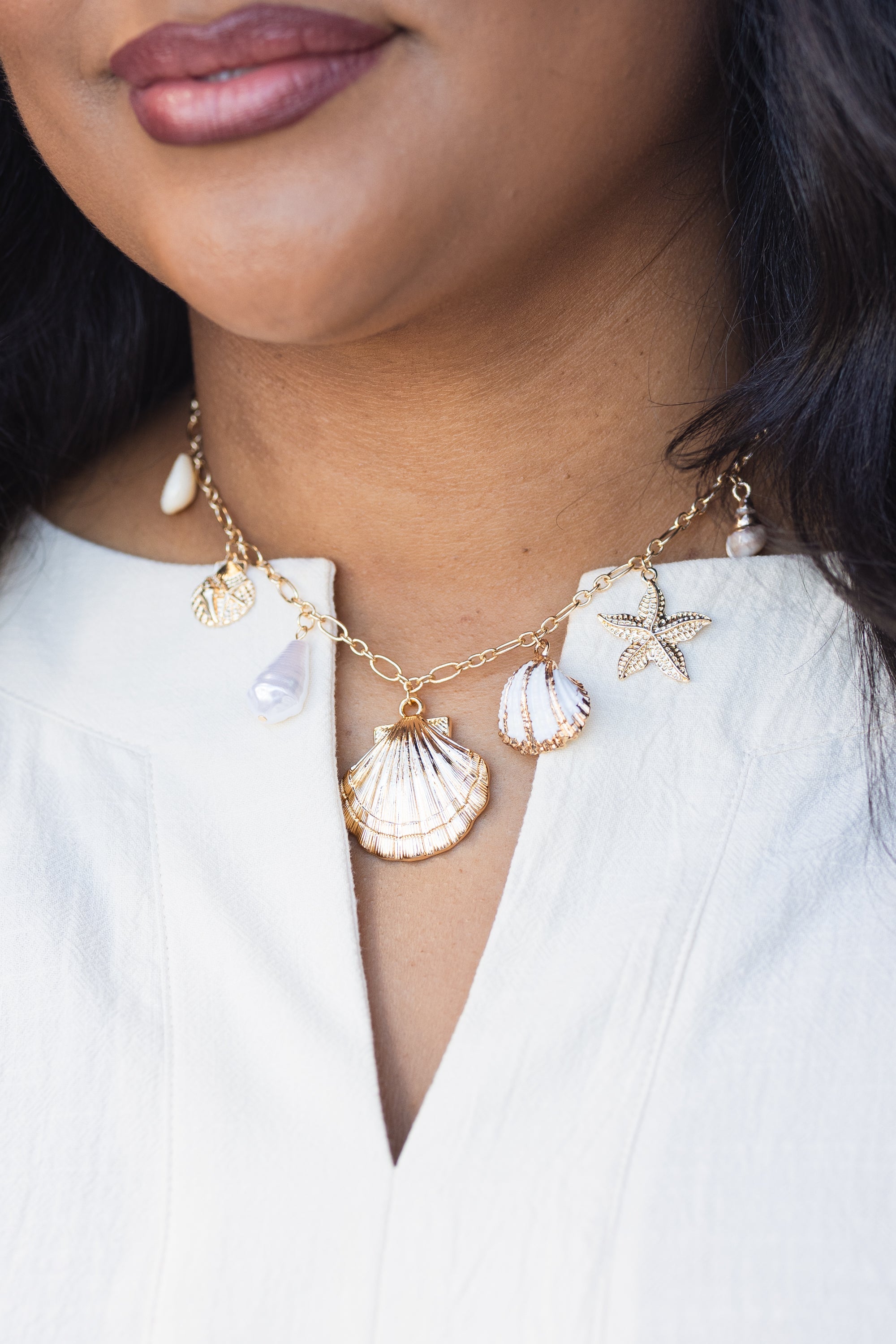 Midday Glow Necklace, Gold