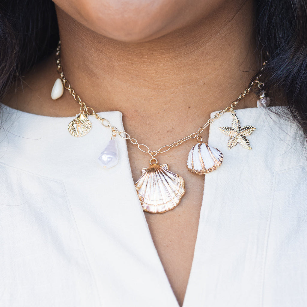 Midday Glow Necklace, Gold