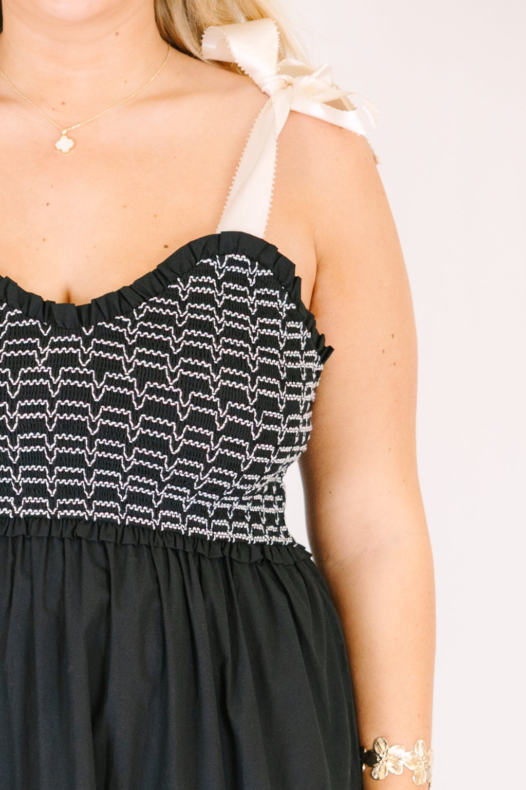 Midnight Garden Dress, Black