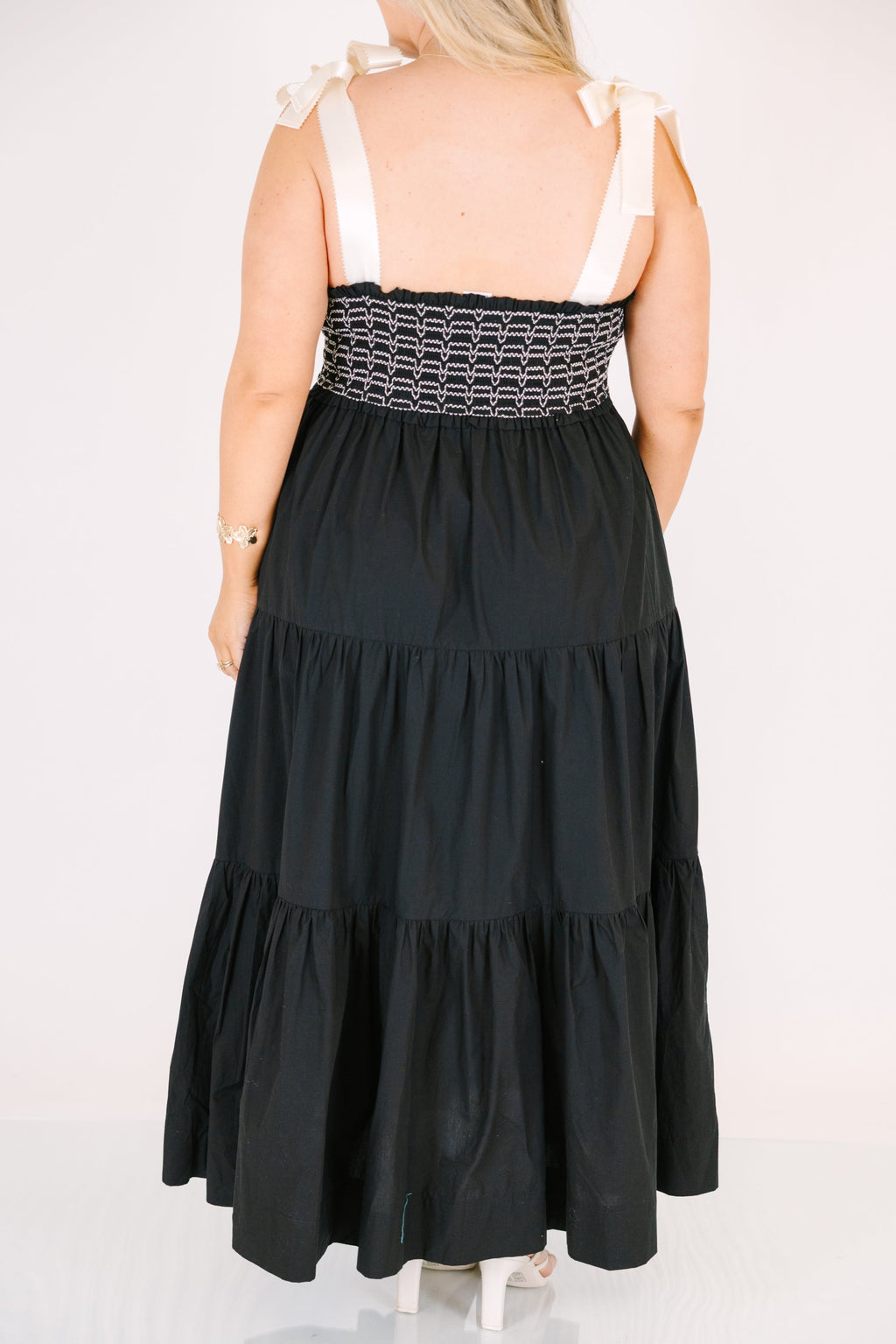 Midnight Garden Dress, Black