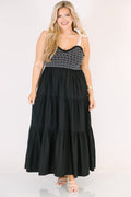 Midnight Garden Dress, Black