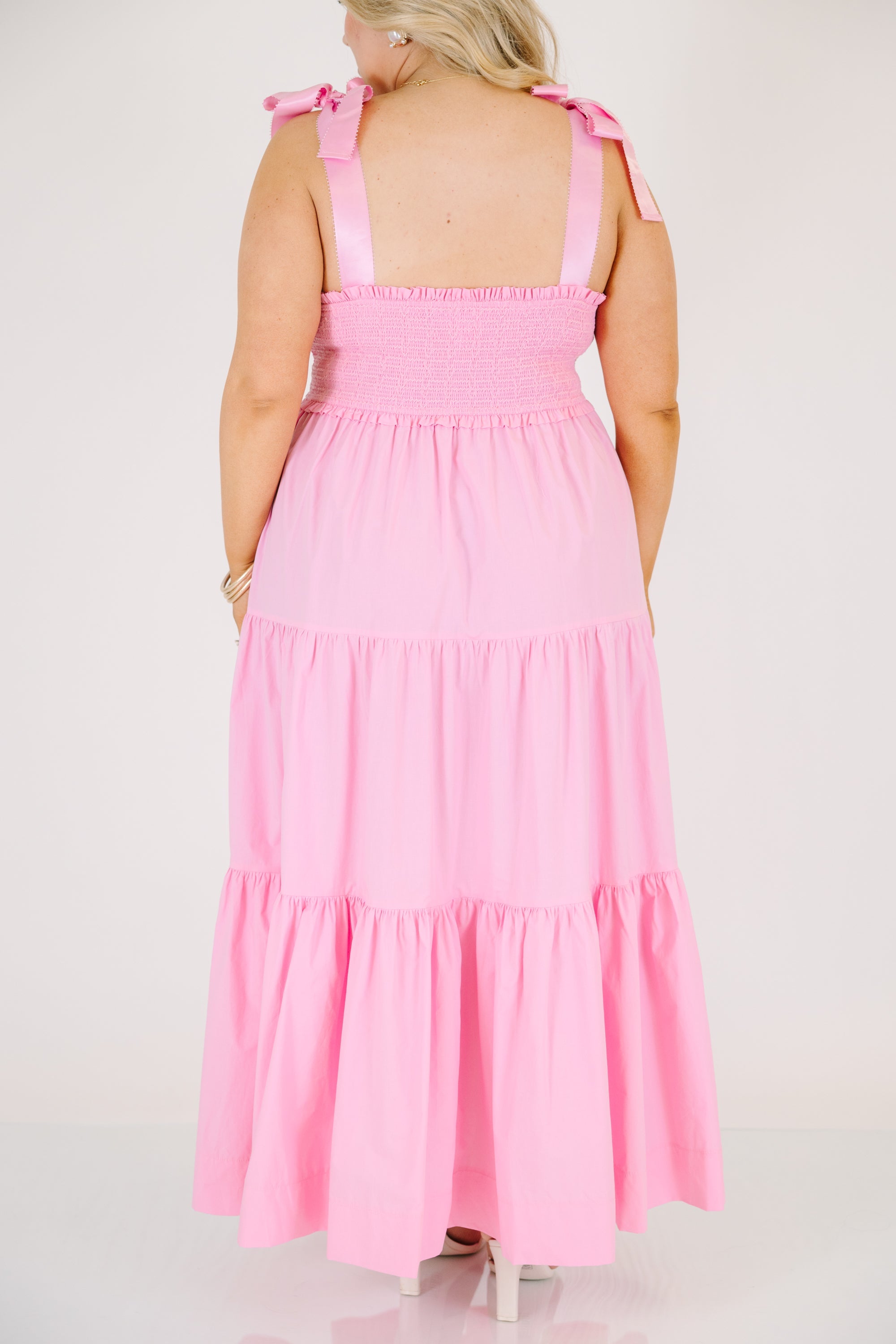 Midnight Garden Dress, Pink
