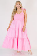 Midnight Garden Dress, Pink