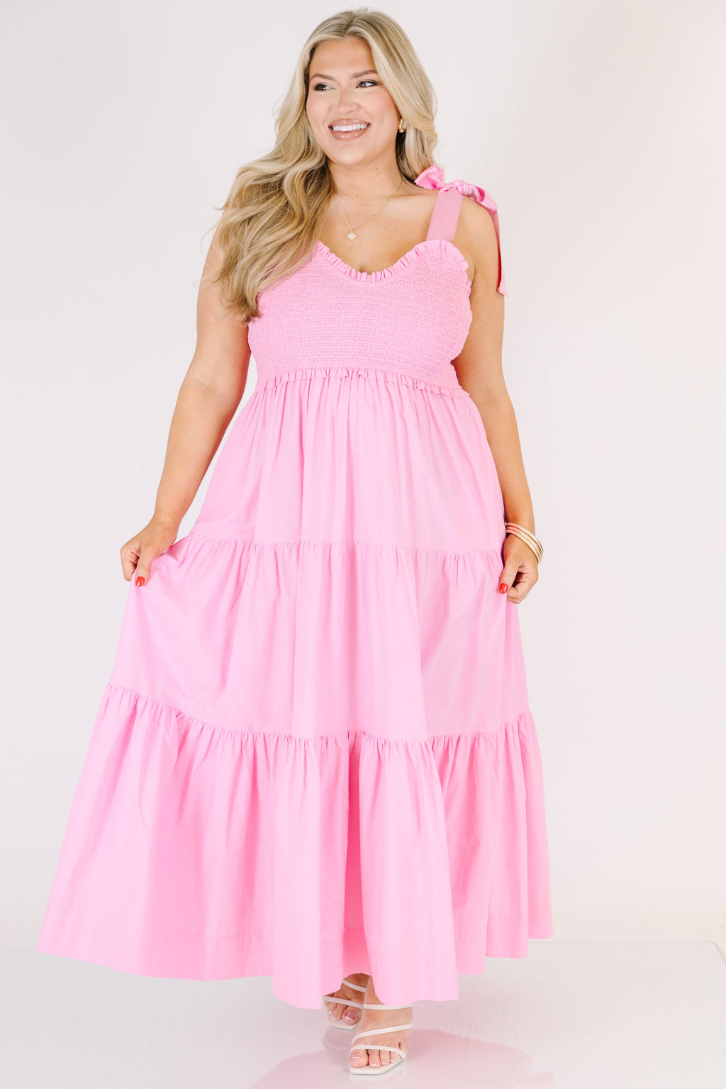 Midnight Garden Dress, Pink