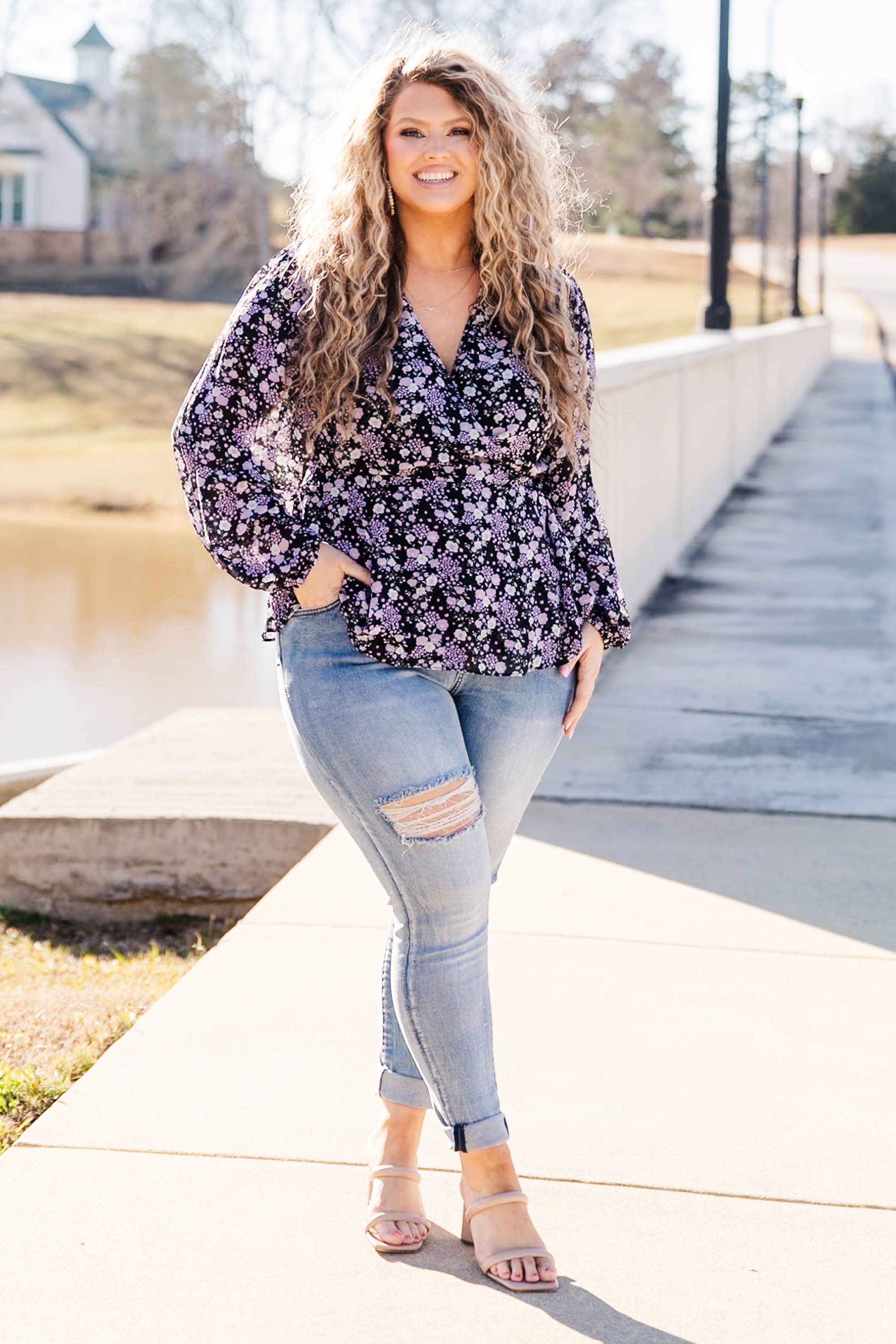 Midnight Walks In The Park Top, Black