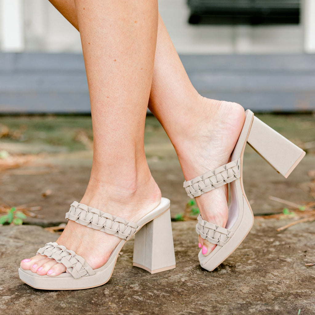 Minding My Own Heels, Taupe