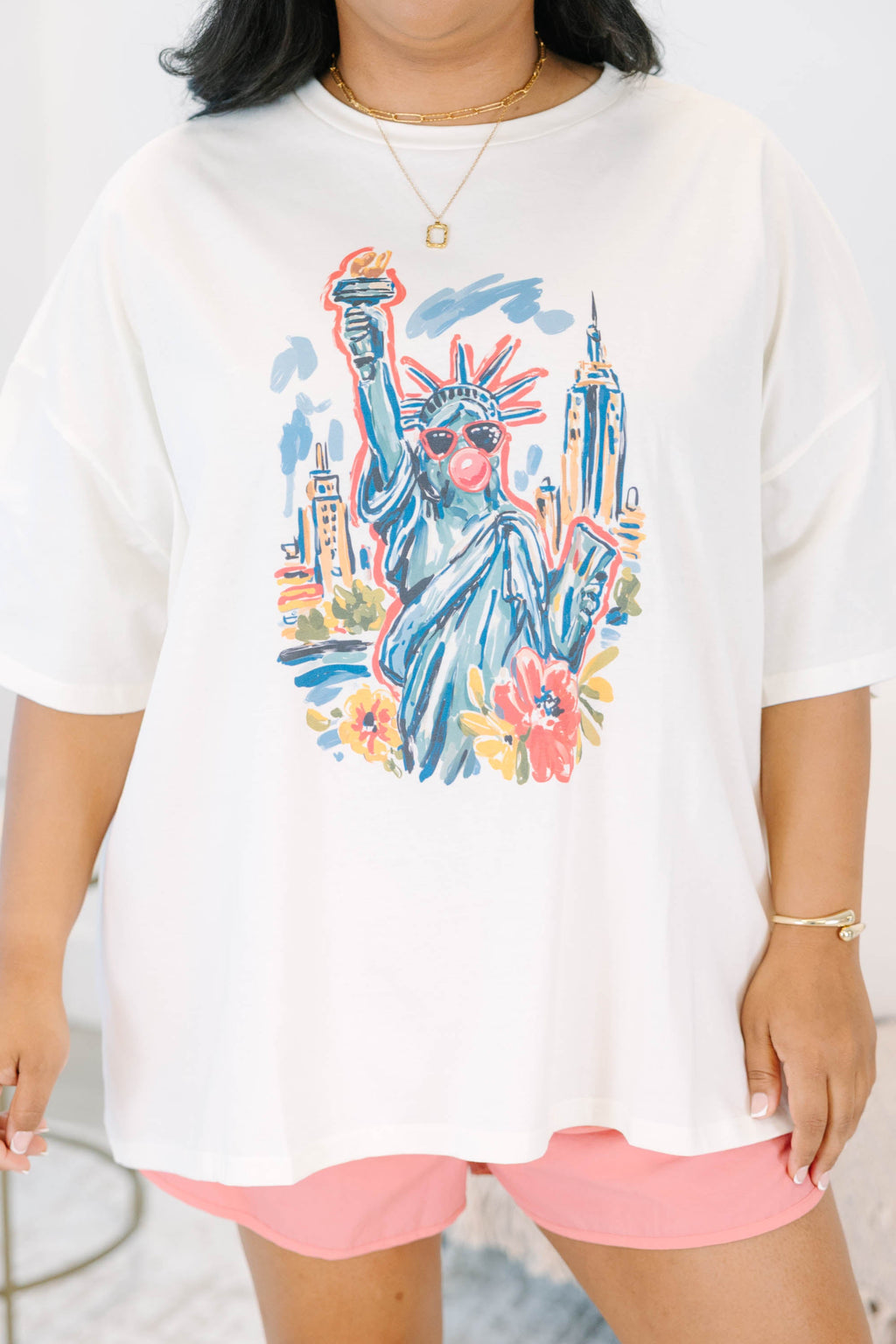 Miss Americana Boyfriend Tee, Ivory