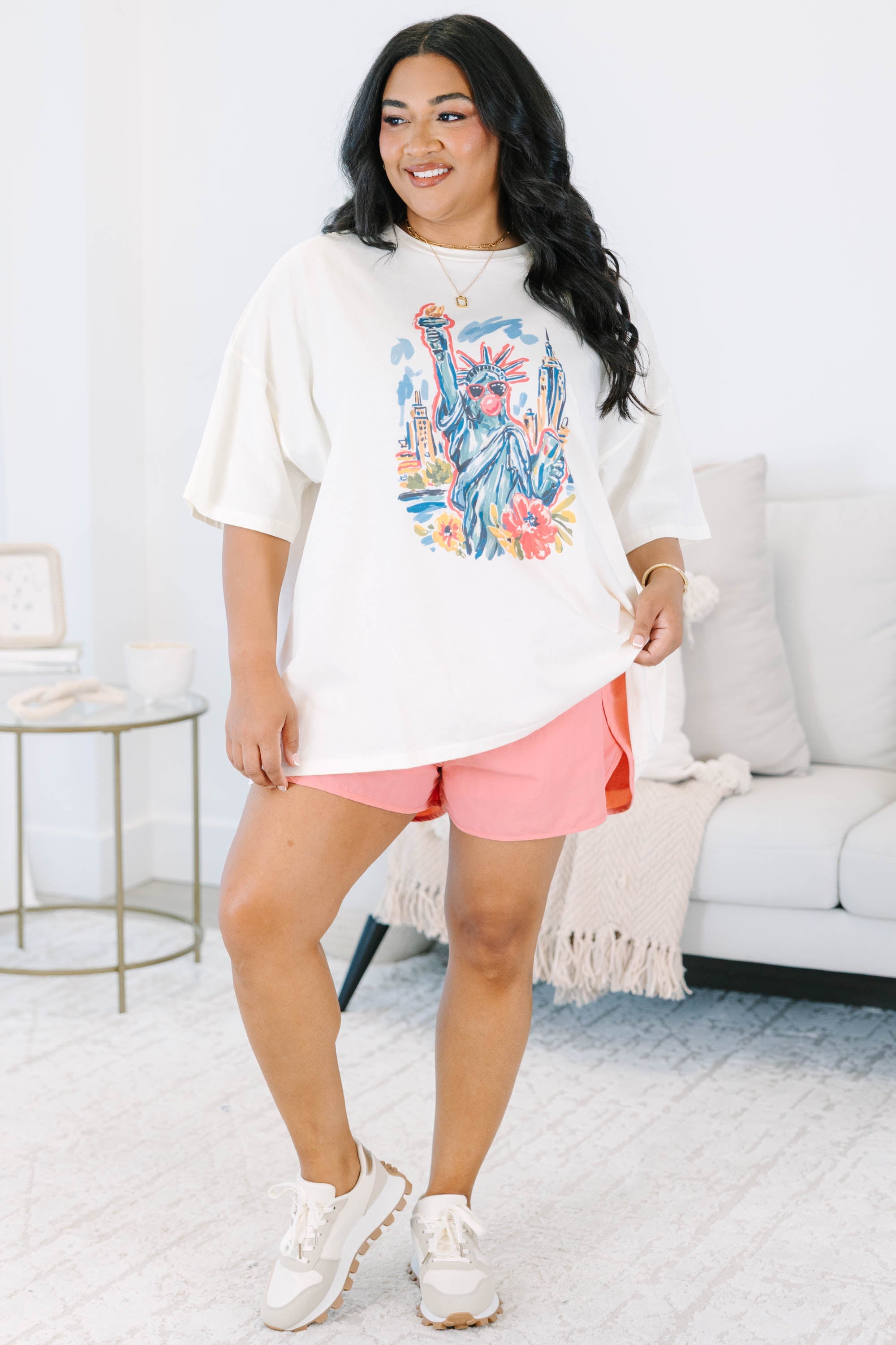 Miss Americana Boyfriend Tee, Ivory