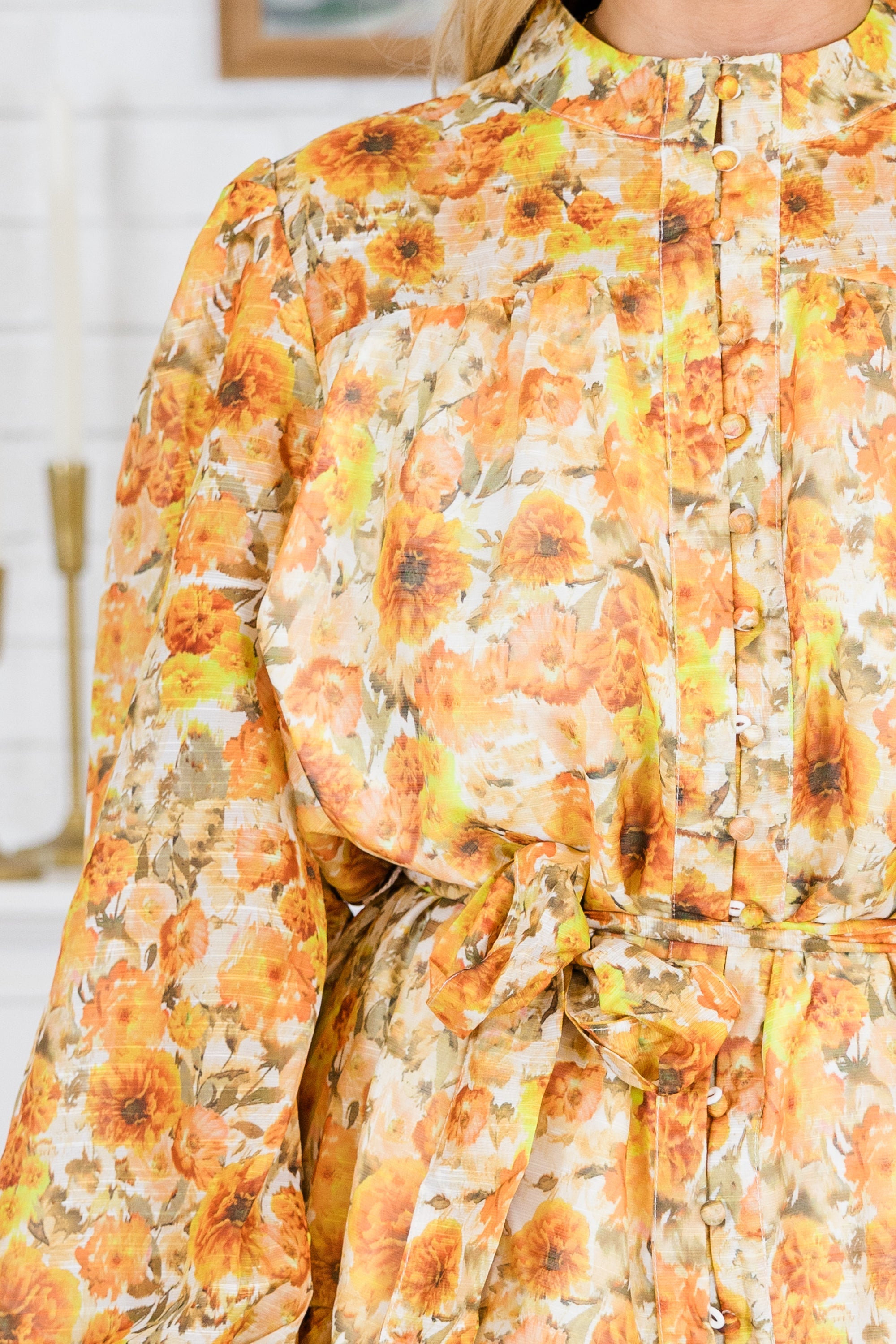 Missed The Moment Dress, Amber Yellow