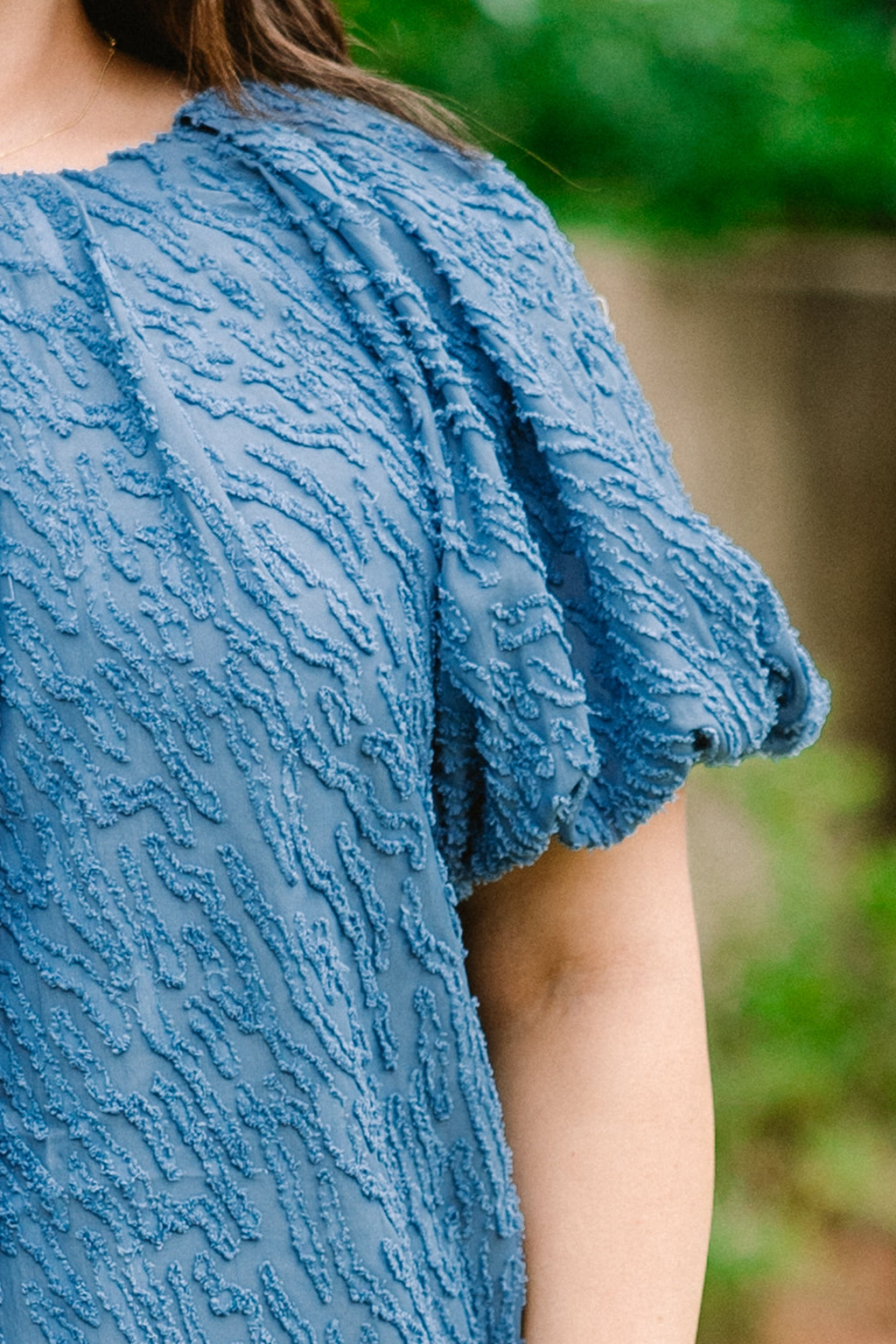 Misty Breeze Top, Denim Blue