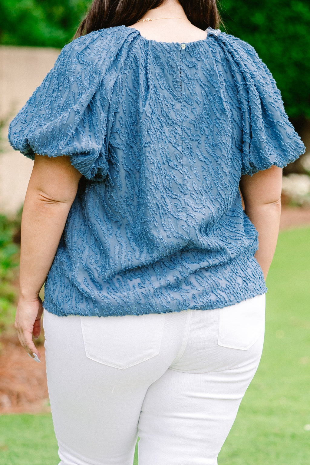 Misty Breeze Top, Denim Blue