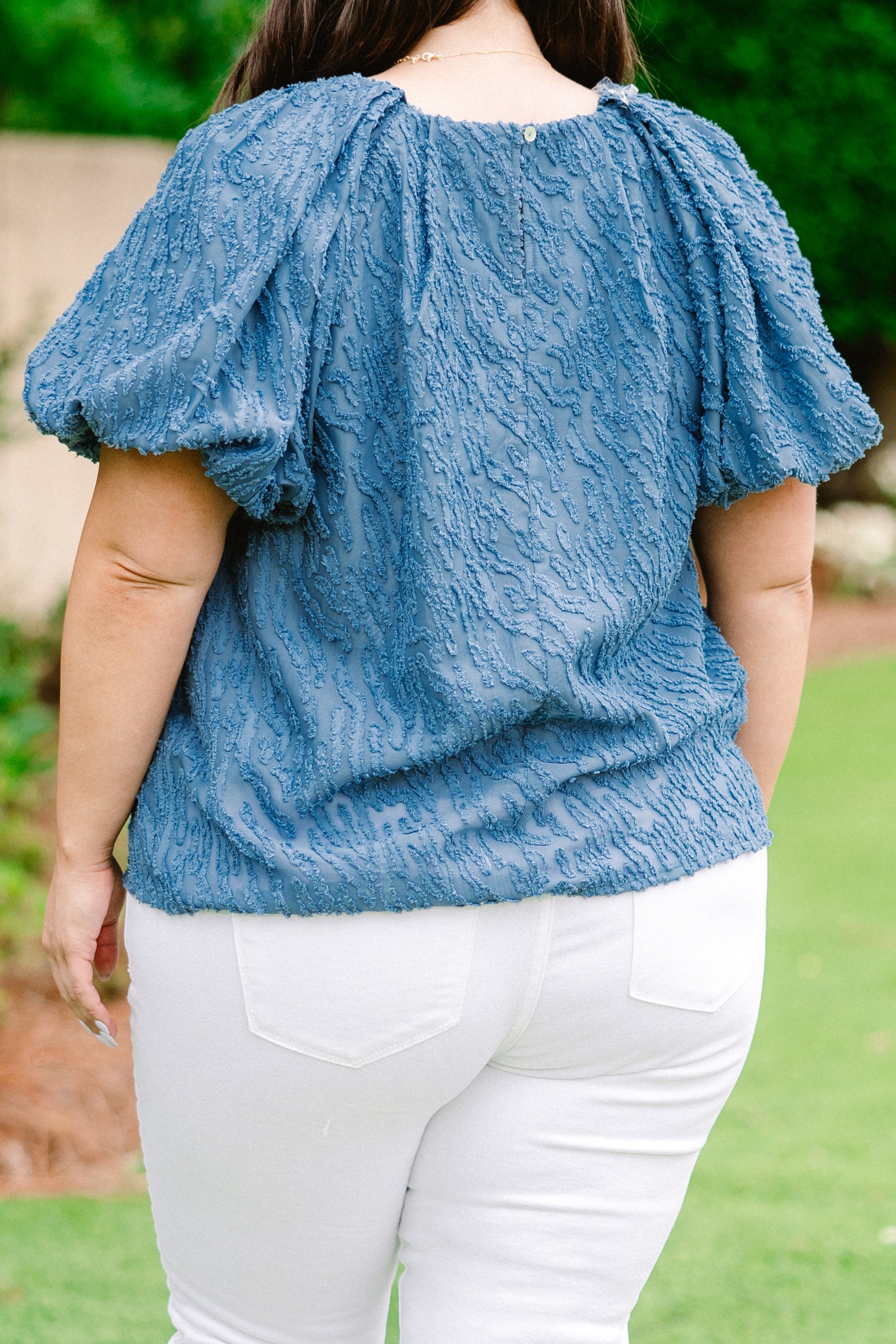 Misty Breeze Top, Denim Blue