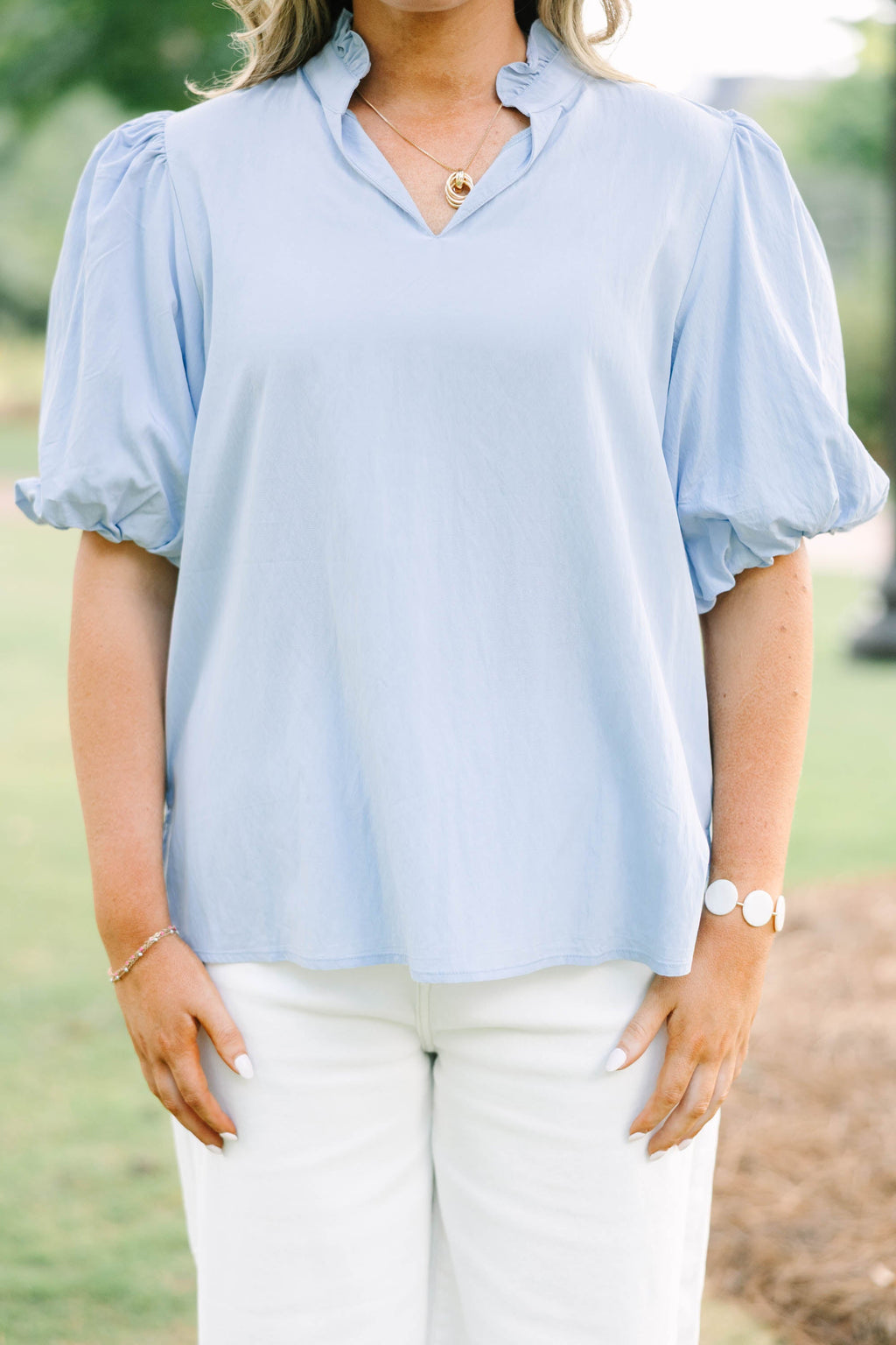 Modern Moments Top, Blue