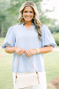 Modern Moments Top, Blue