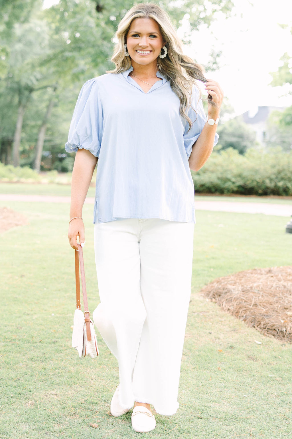 Modern Moments Top, Blue