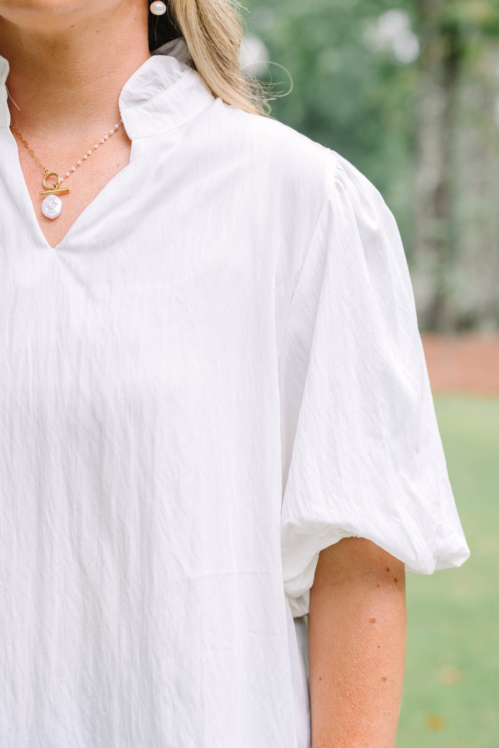 Modern Moments Top, Ivory