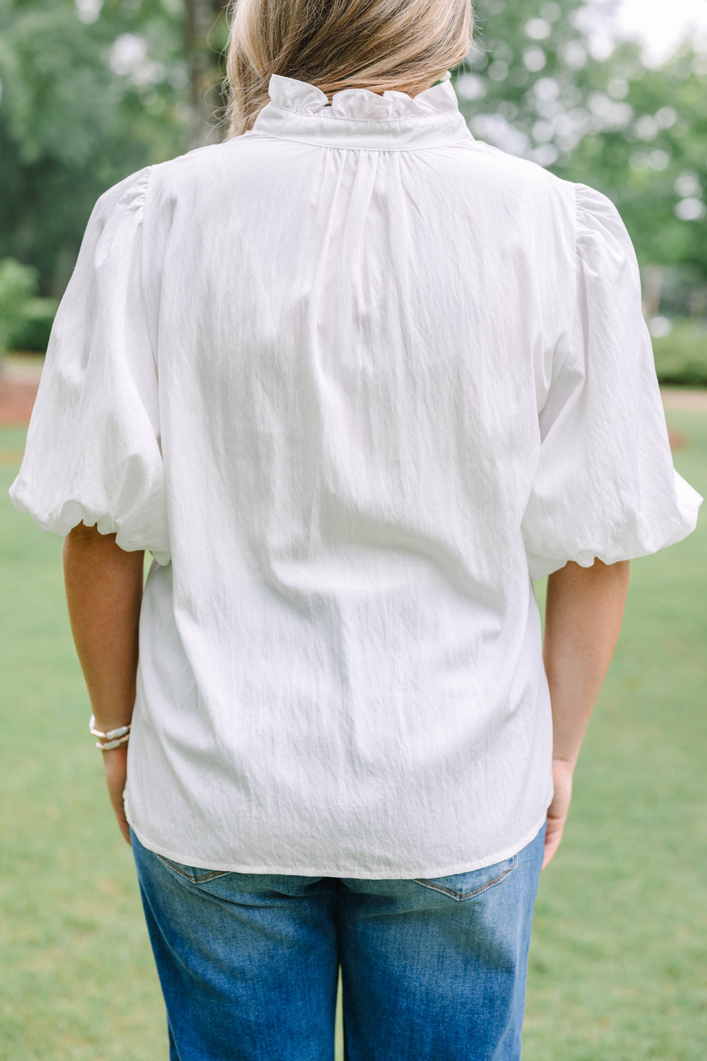 Modern Moments Top, Ivory