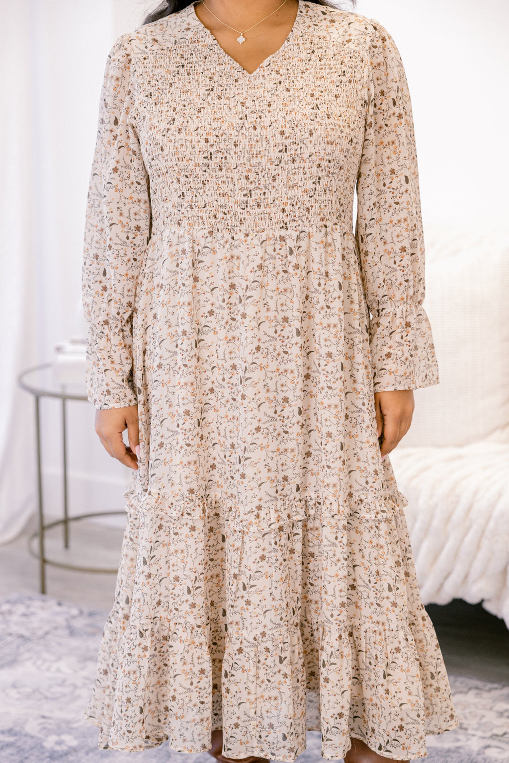 Montana Mornings Dress, Ivory Floral