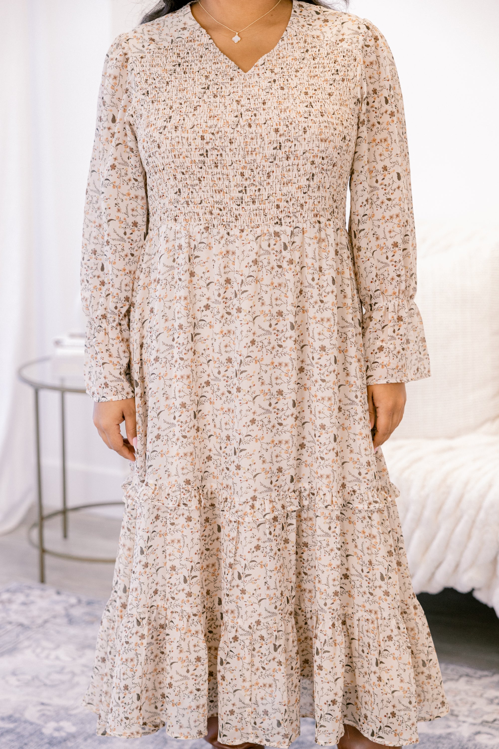 Montana Mornings Dress, Ivory Floral