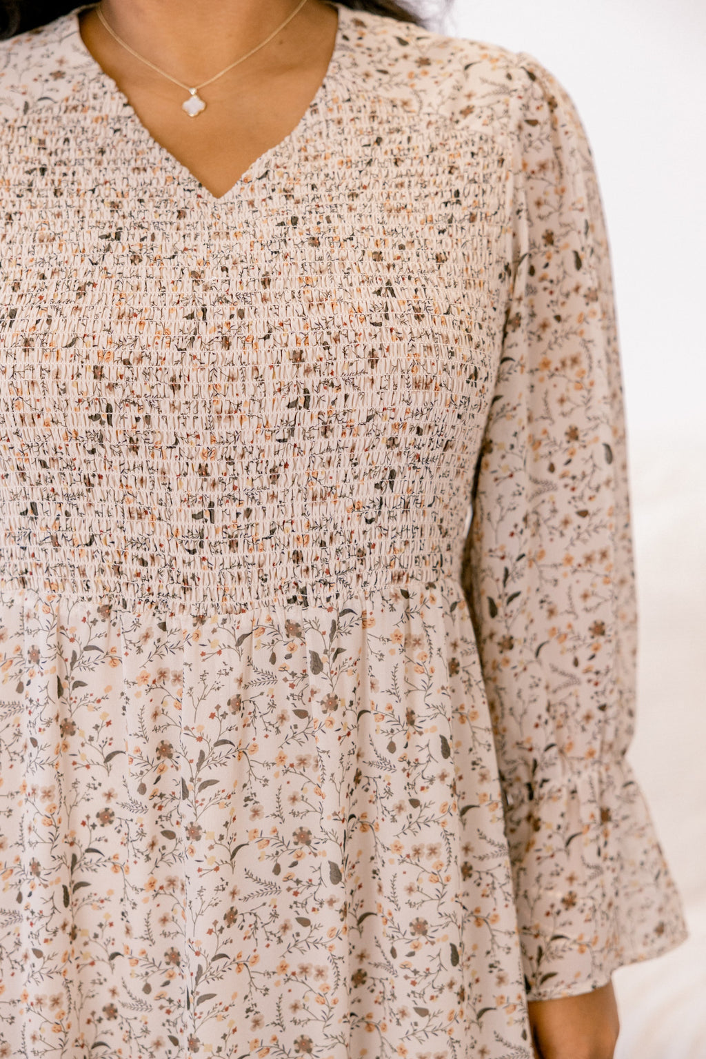 Montana Mornings Dress, Ivory Floral