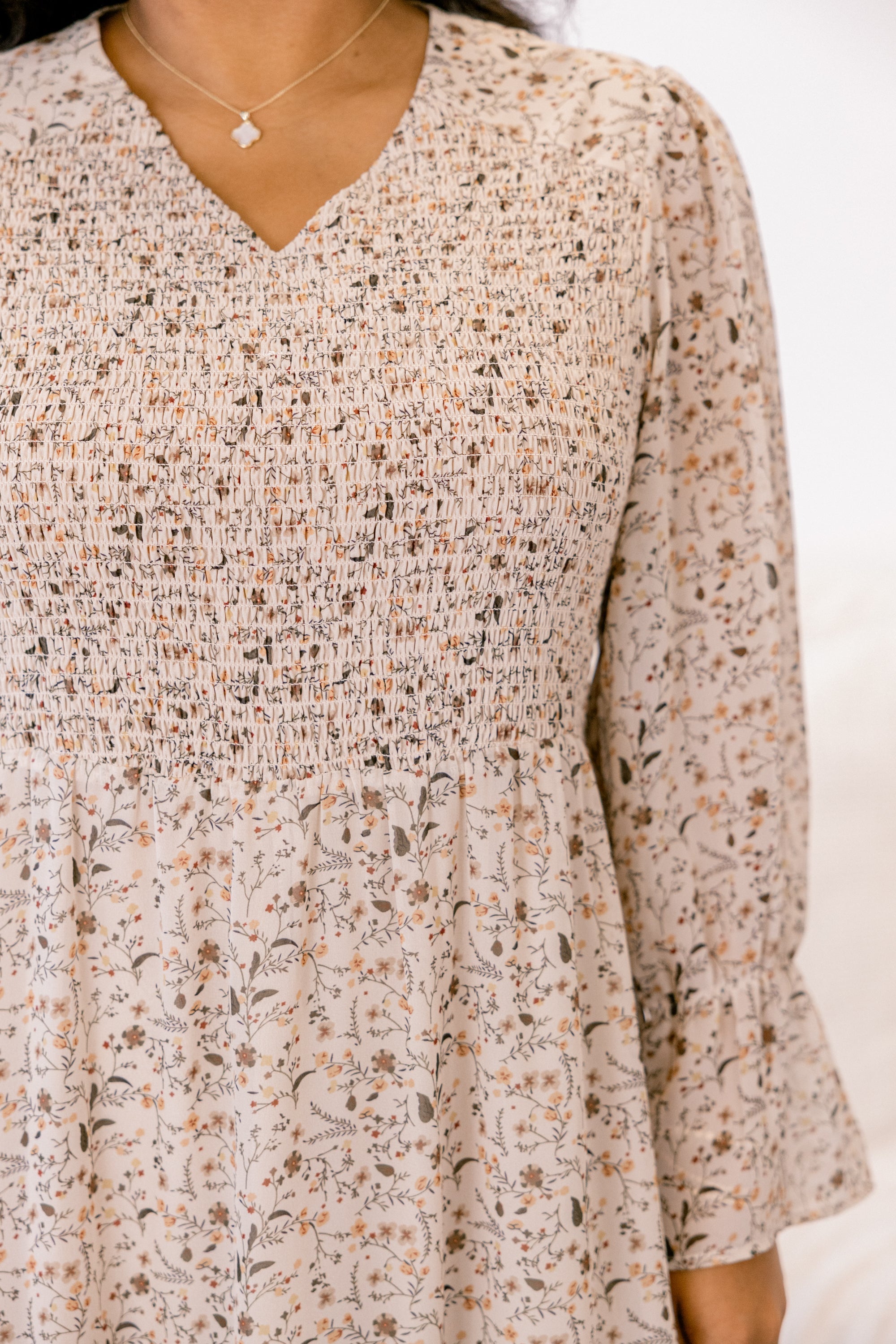 Montana Mornings Dress, Ivory Floral