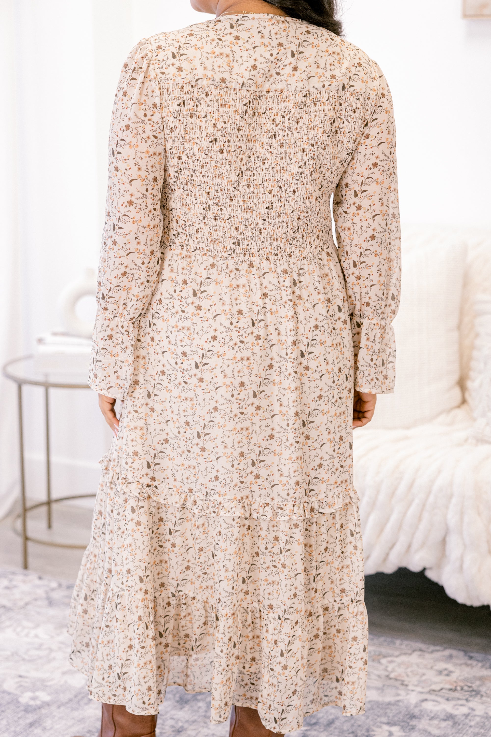 Montana Mornings Dress, Ivory Floral