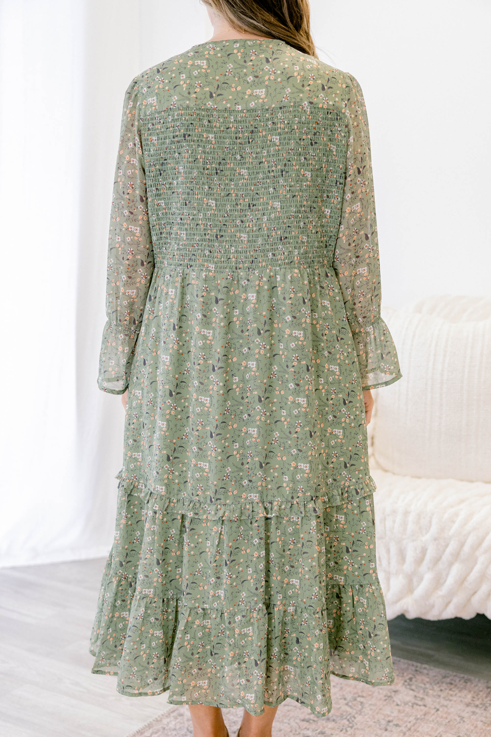 Montana Mornings Dress, Mint Floral