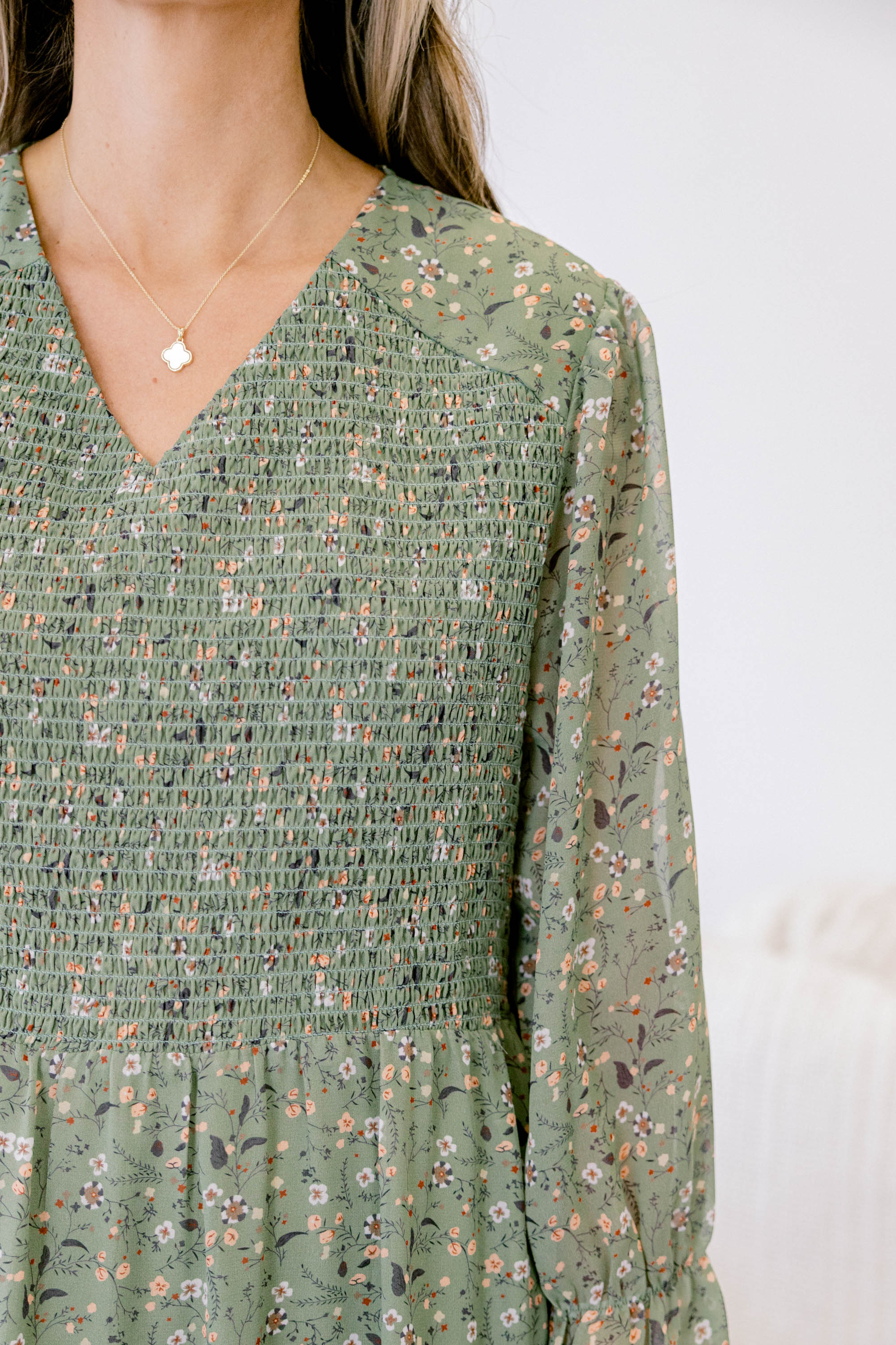 Montana Mornings Dress, Mint Floral