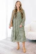 Montana Mornings Dress, Mint Floral