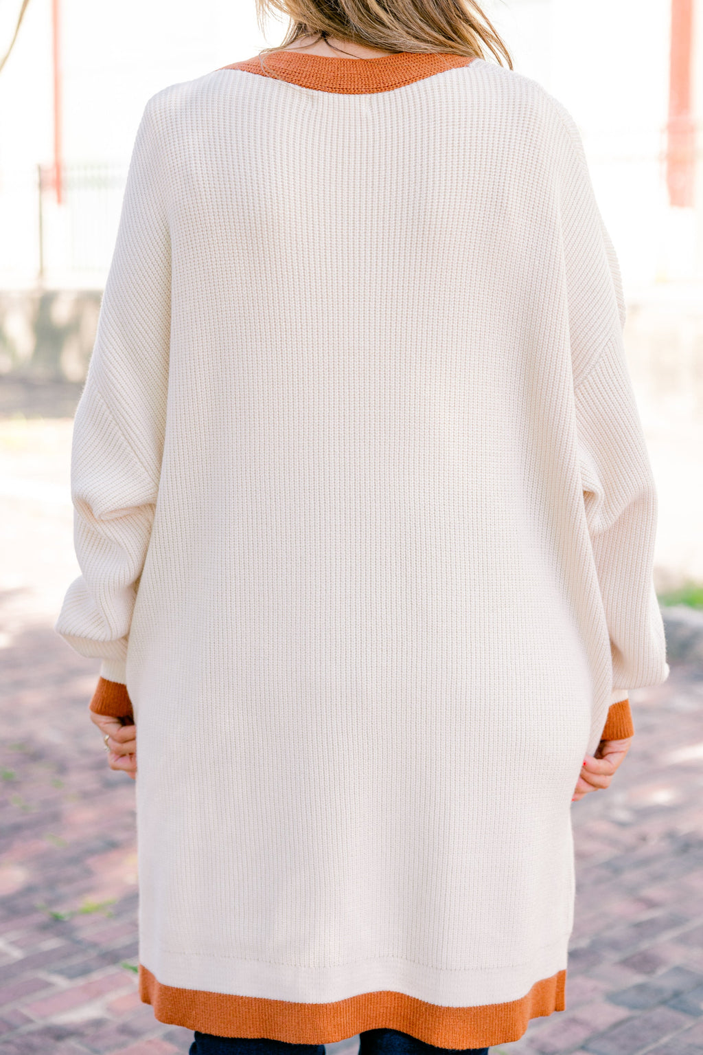 Moonlight Waltz Cardigan, Cream/Camel