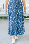 More Than Fantasy Skirt, Navy Floral