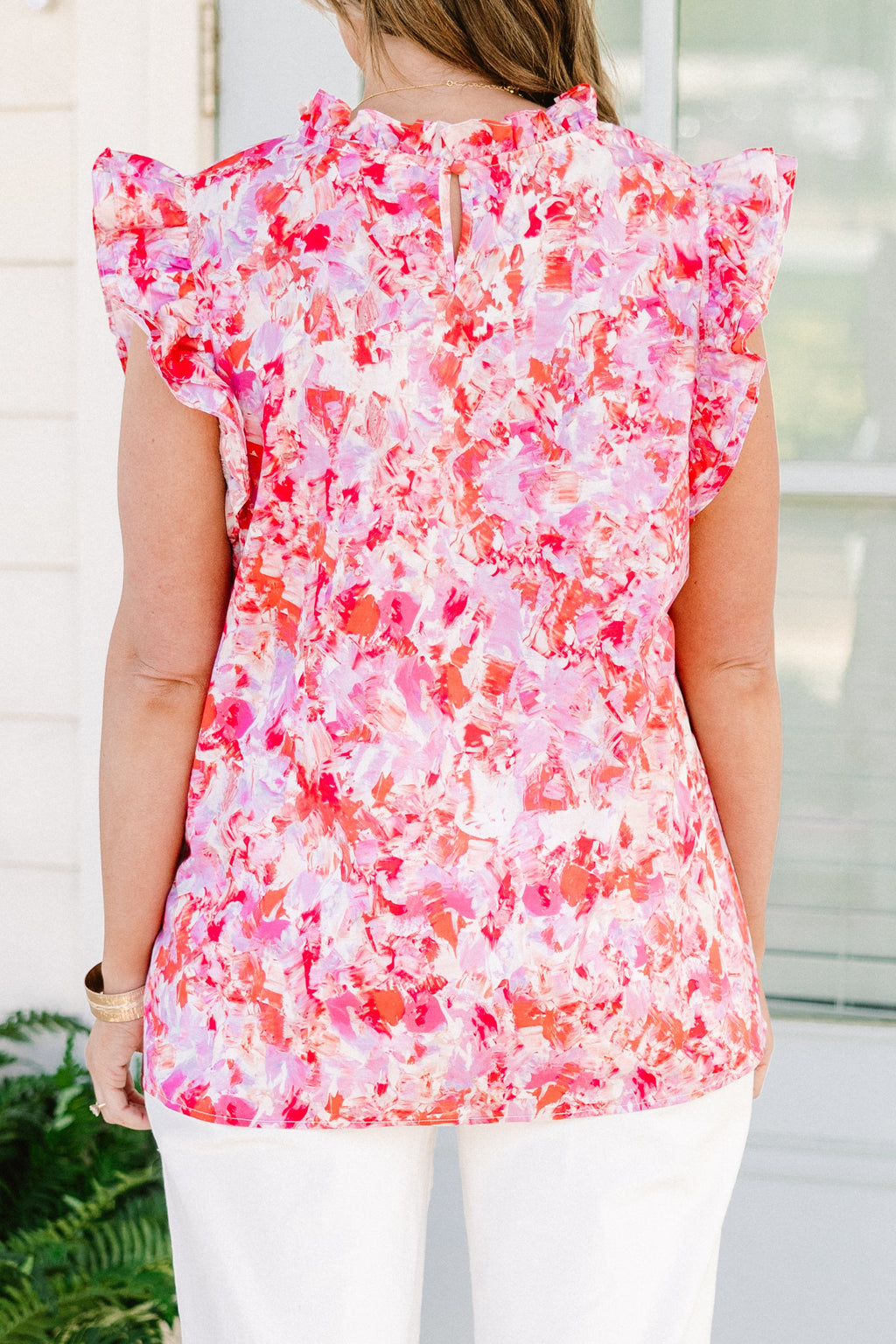 Morning Markets Top, Pink