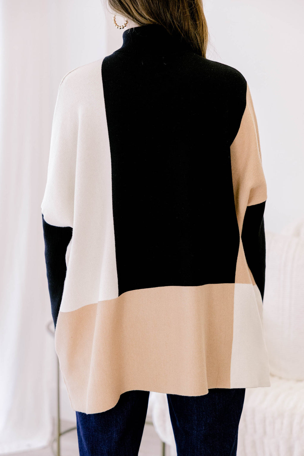 Mosaic Melody Sweater, Natural