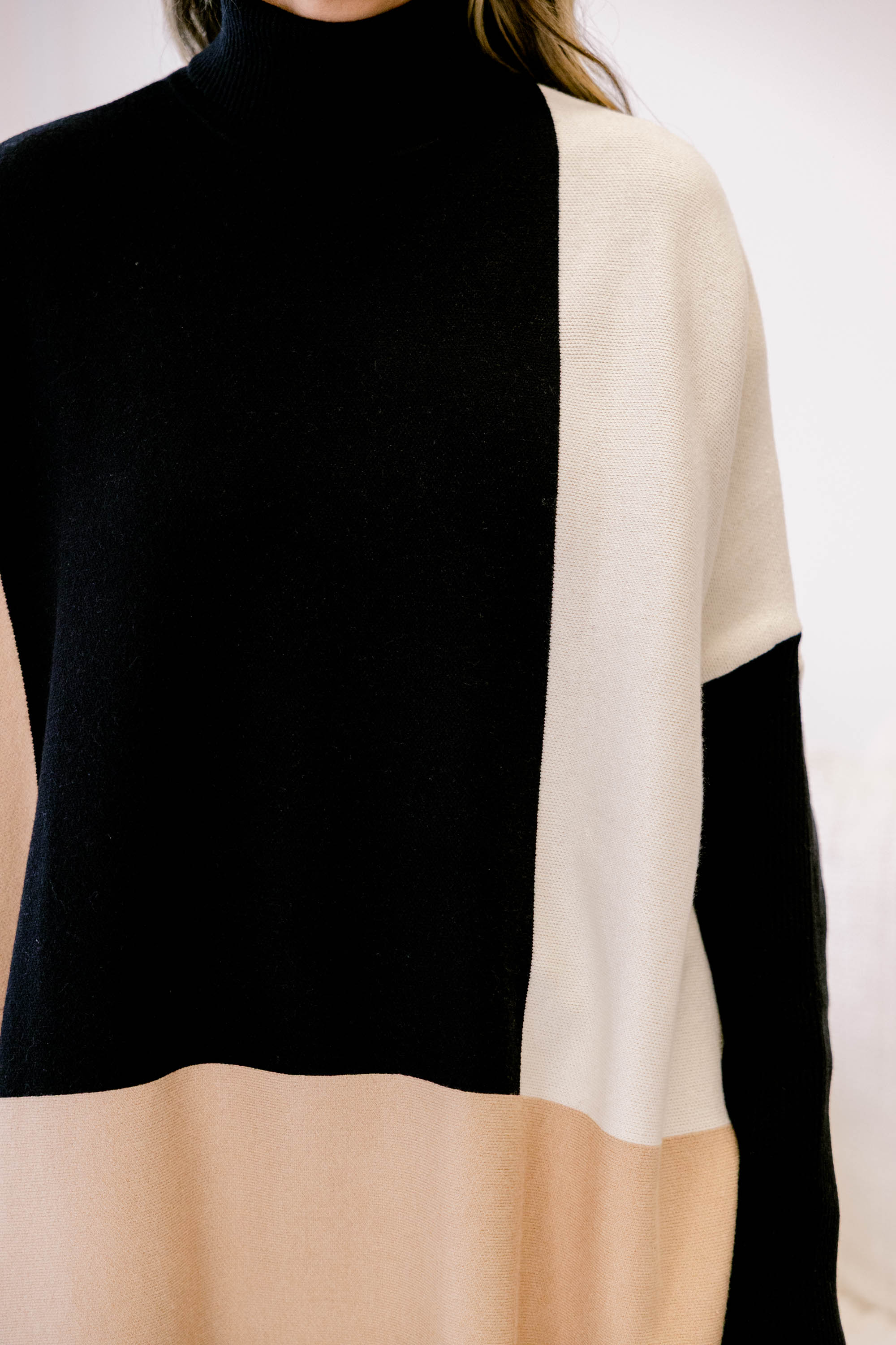 Mosaic Melody Sweater, Natural