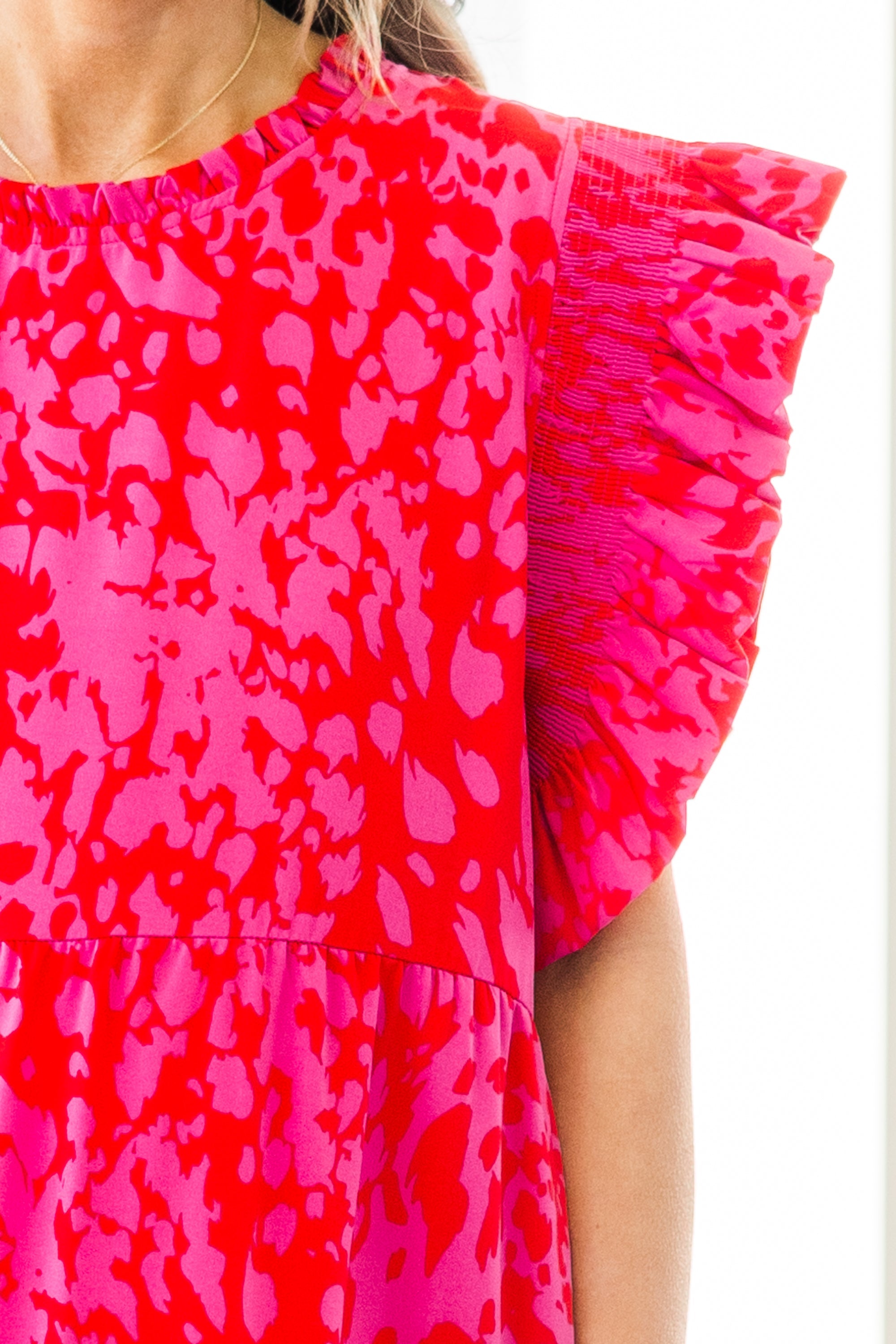 Mossy Meadows Maxi Dress, Fuchsia